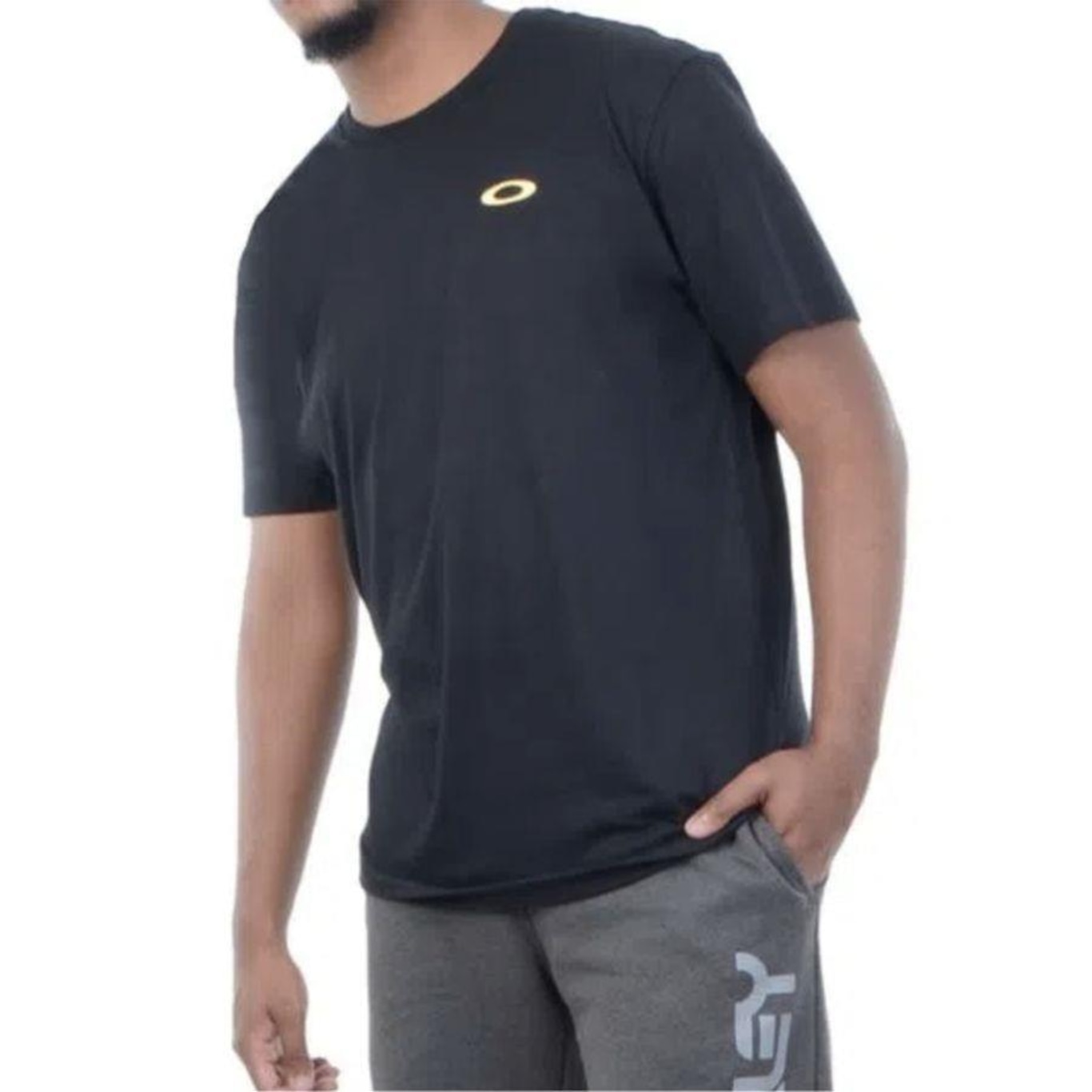 Camiseta Oakley Ellipse Blackout - Masculina - Foto 2