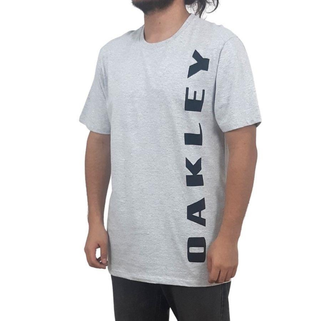 Camiseta Oakley Big Bark White Black - Masculina - Foto 2