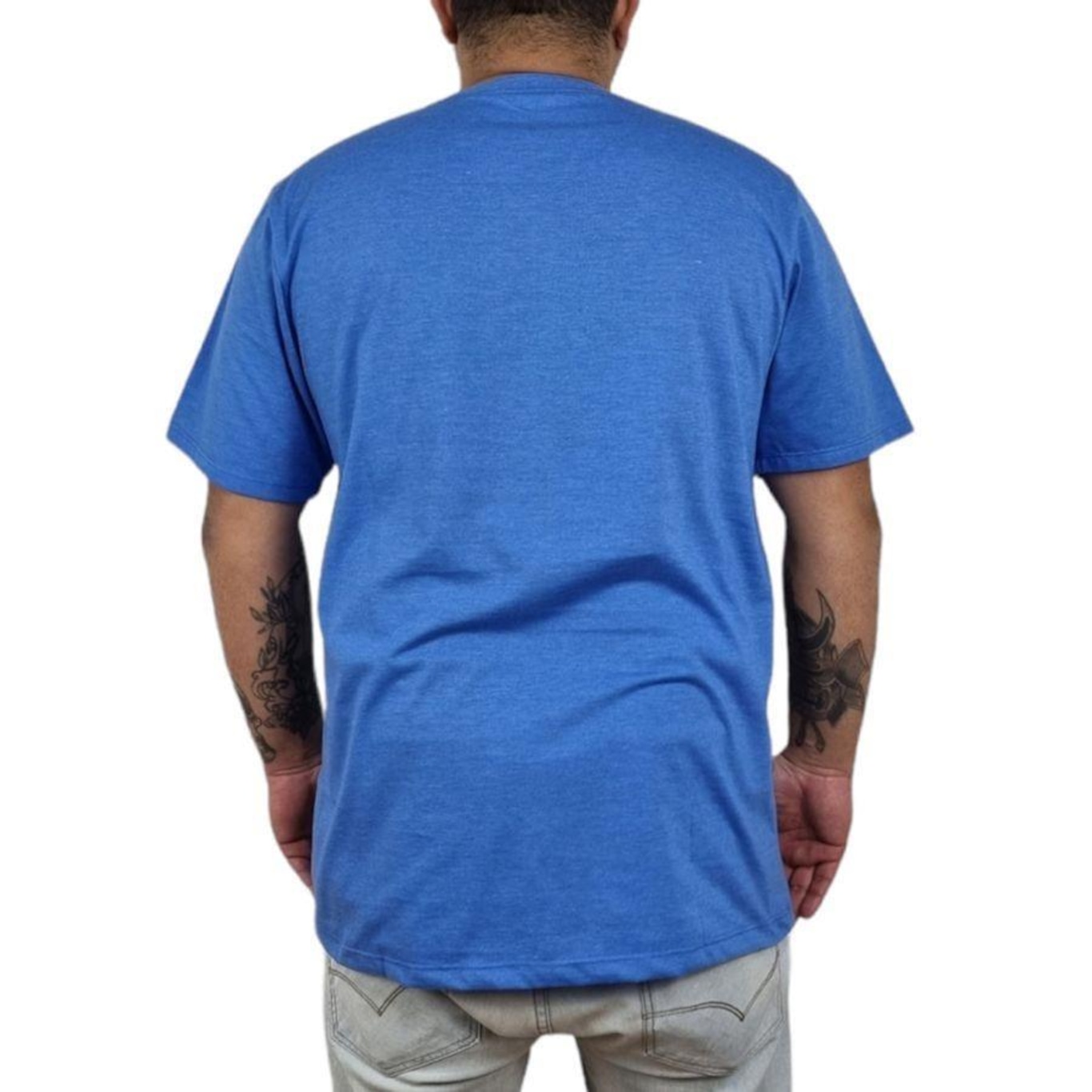 Camiseta Rip Curl Icon Trash Blue Marle - Masculina - Foto 2