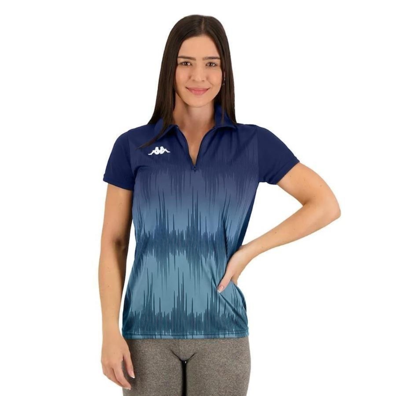 Camisa Polo Kappa Eloise - Feminina - Foto 1