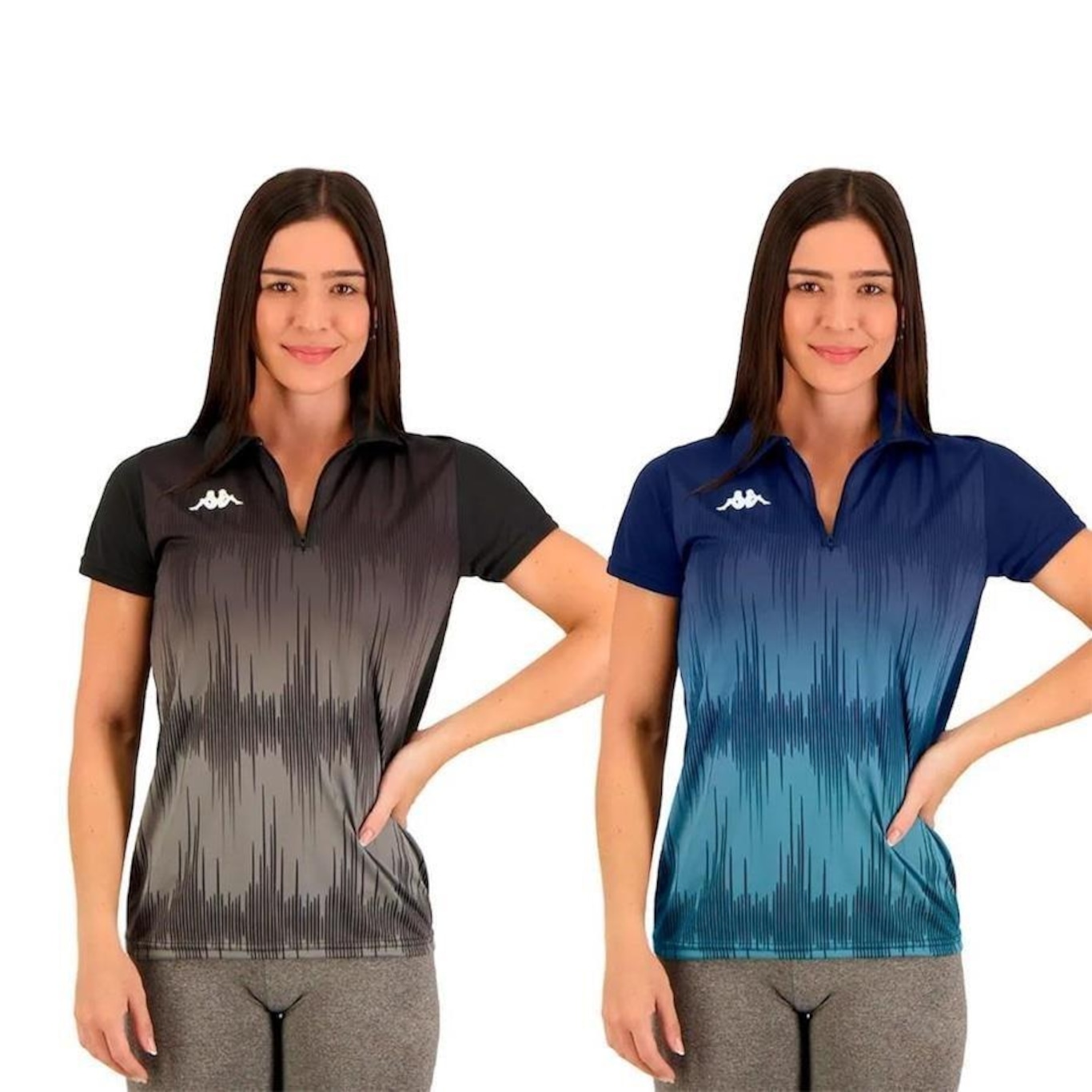 Kit de Camisas Polo Kappa Eloise - 2 Unidades - Feminina - Foto 1