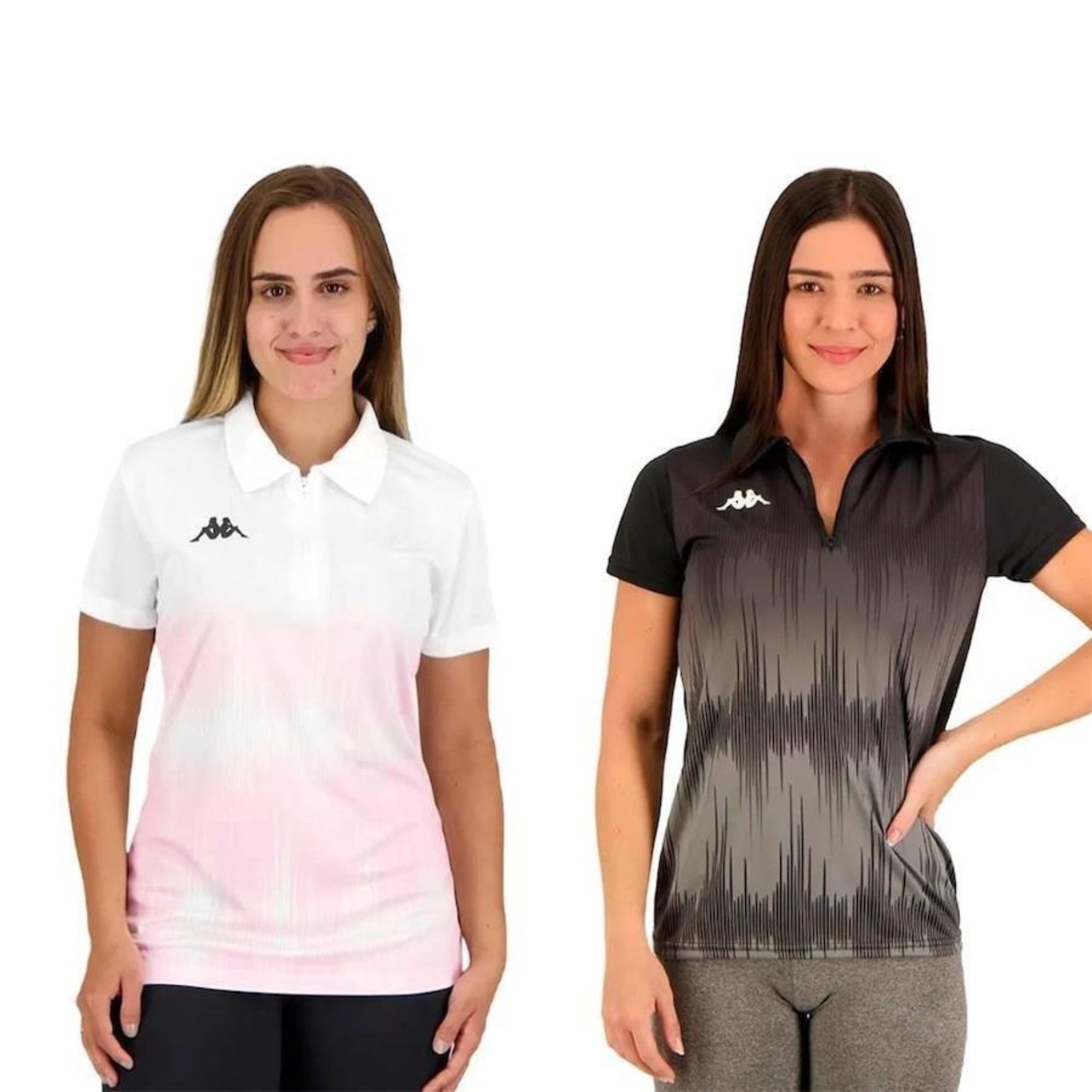 Kit de Camisas Polo Kappa Eloise - 2 Unidades - Feminina - Foto 1