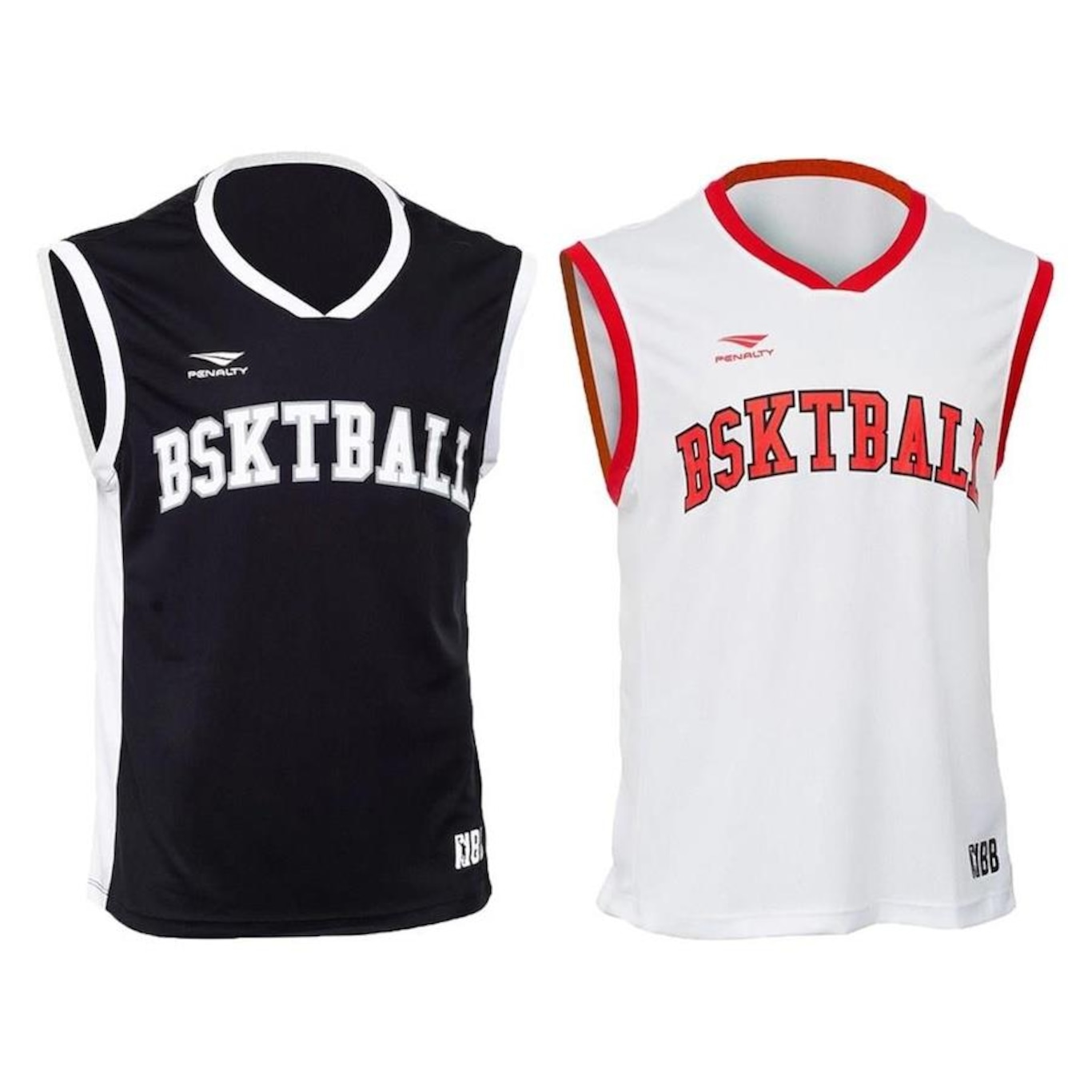 Kit Camisetas Regata Penalty Basquete 3x3 Pro - 2 unidades - Masculina - Foto 1