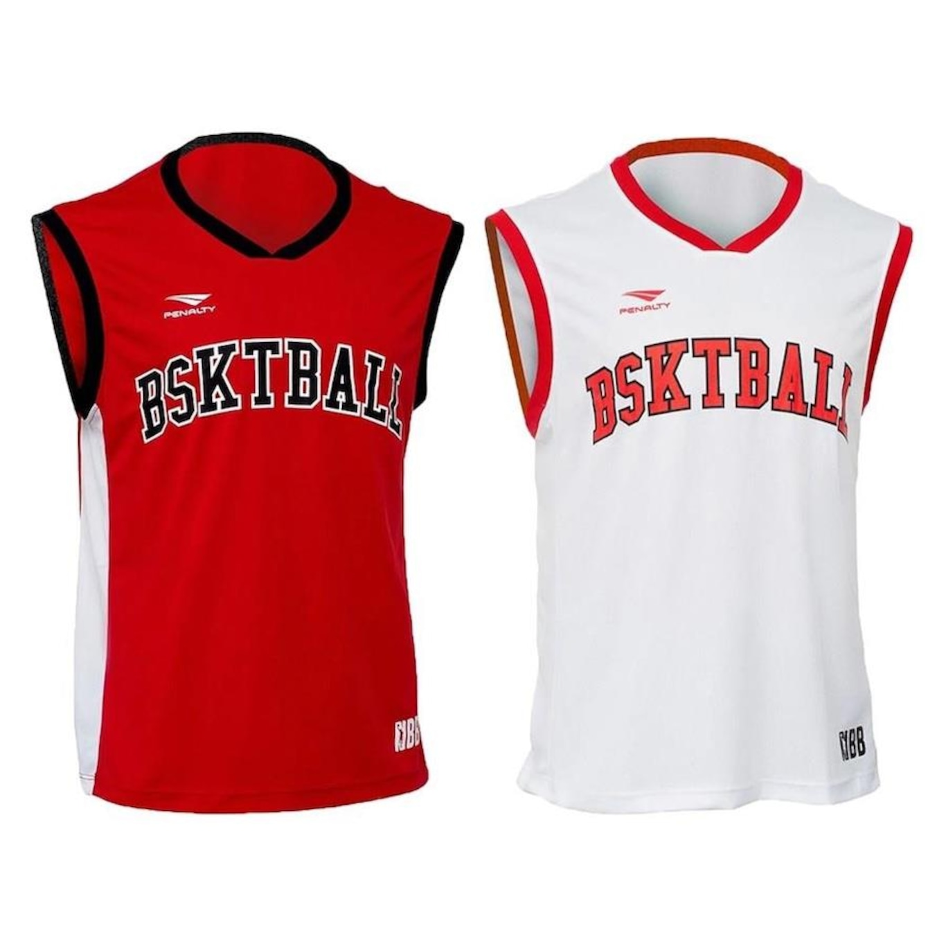 Kit Camisetas Regata Penalty Basquete 3x3 Pro - 2 unidades - Masculina - Foto 1