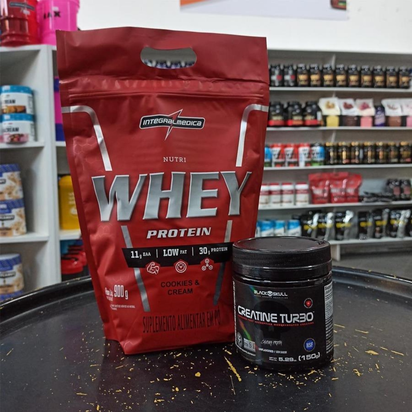 Kit Integralmédica com Creatina Turbo - 150g + Nutri Whey - 900g - Foto 3