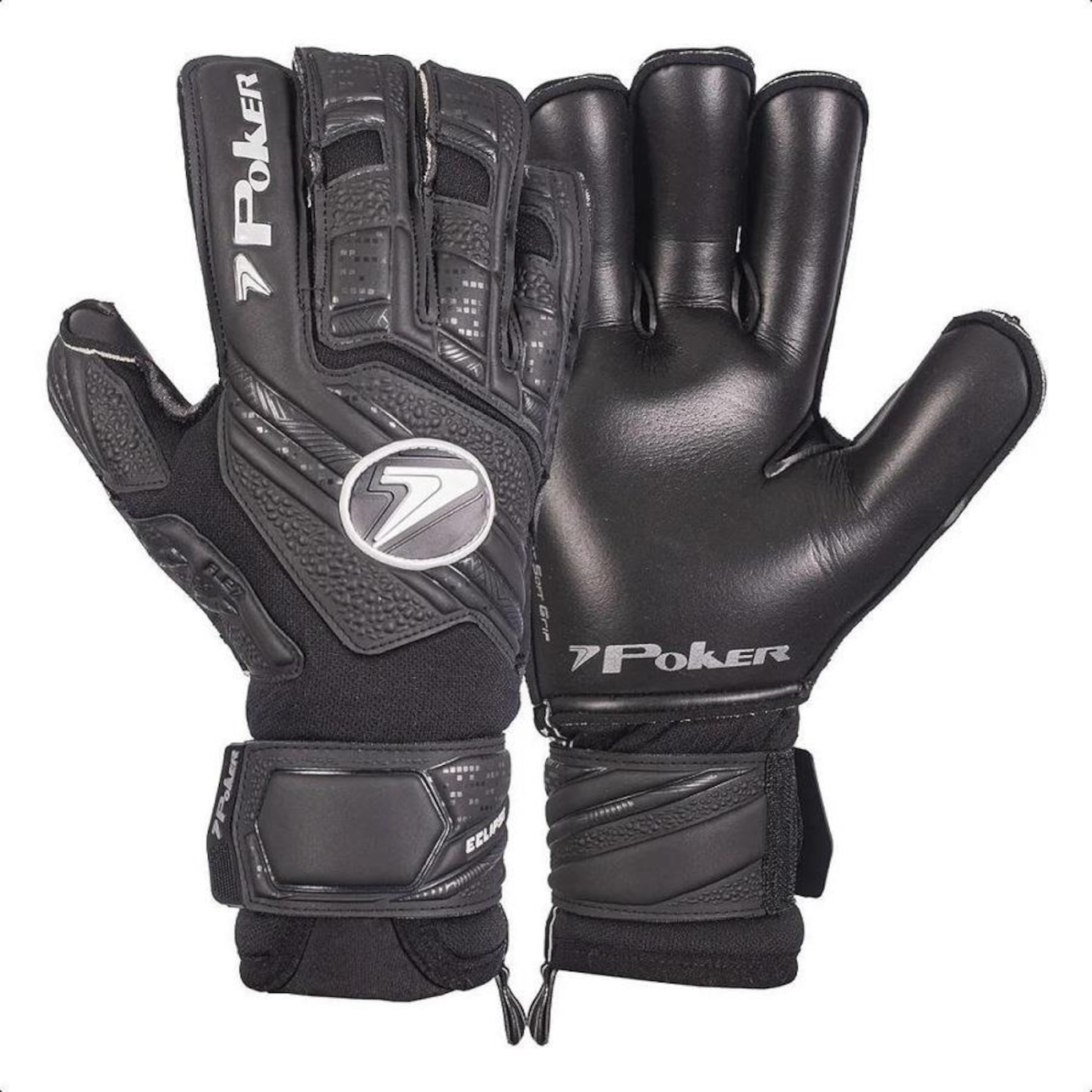 Luvas de Goleiro Poker Profissional Eclipse - Adulto - Foto 1