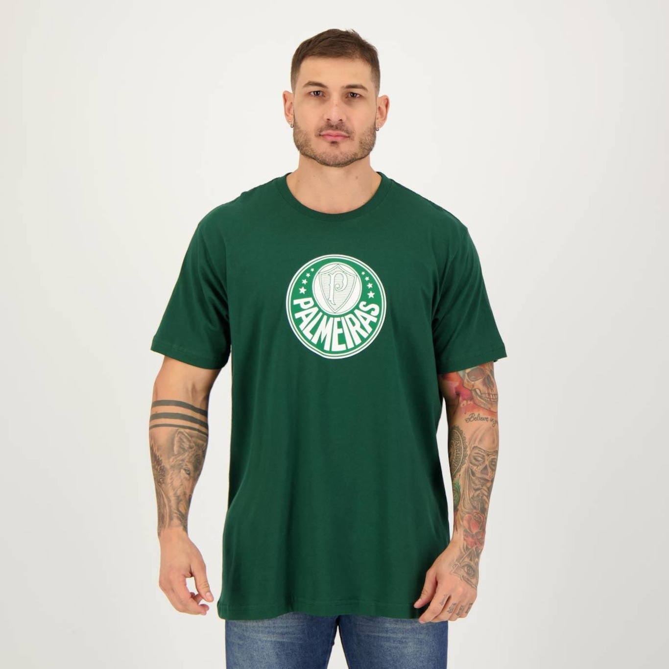 Camiseta do Palmeiras Meltex Classic Escudo Sep - Masculina - Foto 1