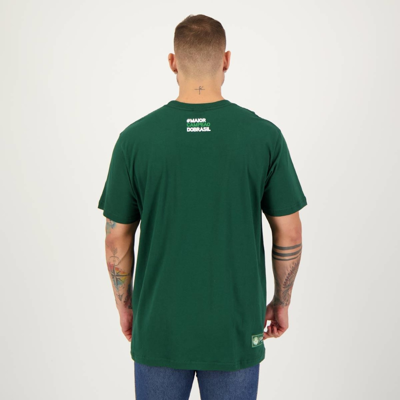 Camiseta do Palmeiras Meltex Classic Escudo Sep - Masculina - Foto 3