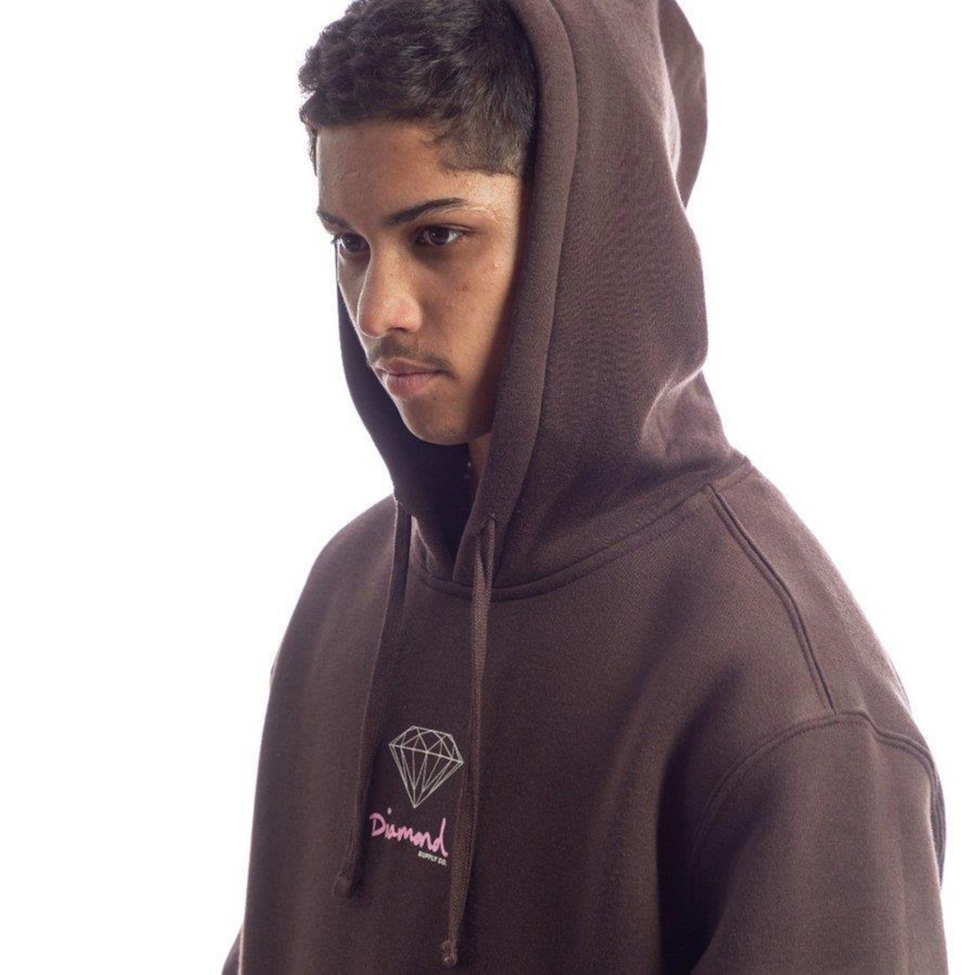 Diamond supply co clearance maroon hoodie