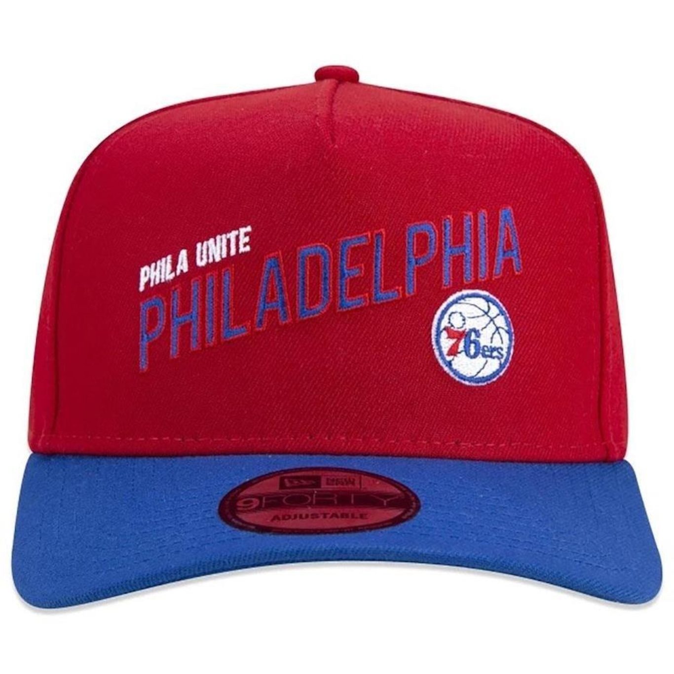 Boné New Era 9Forty A-Frame NBA Philadelphia 76Ers Vermelho - Foto 2