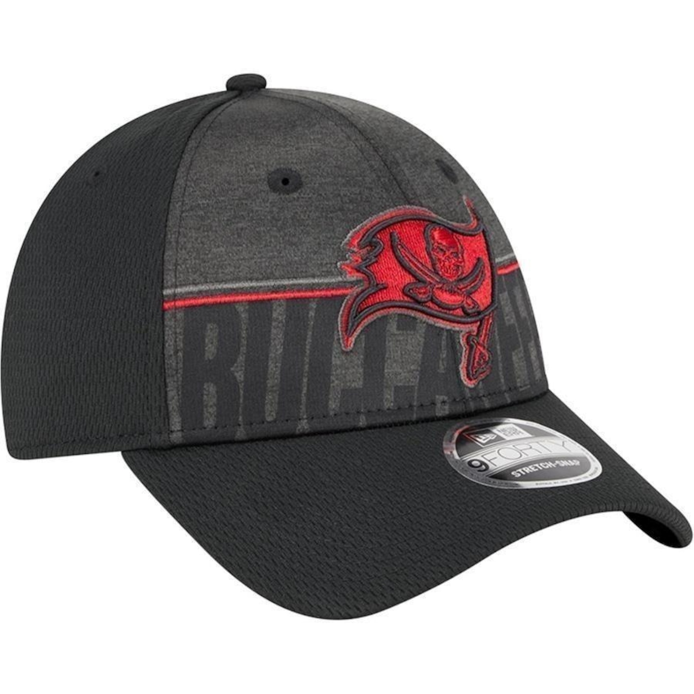 Boné Aba Curva New Era 9Forty Stretch Snap Tampa Bay Buccaneers Nfl Training 23 - Snapback - Adulto - Foto 2