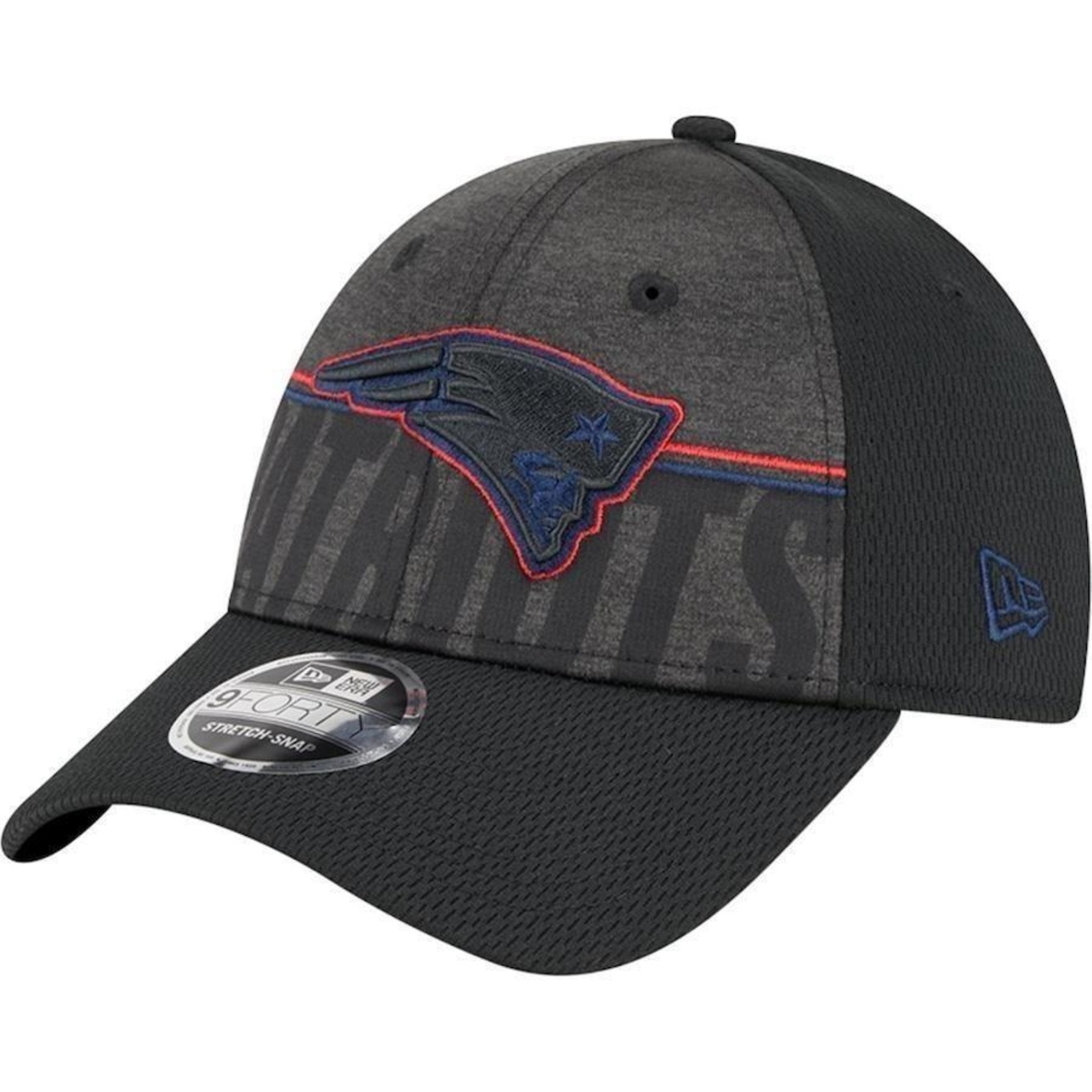 Boné Aba Curva New Era 9Forty Stretch Snap New England Patriots Nfl Training 23 - Snapback - Adulto - Foto 3