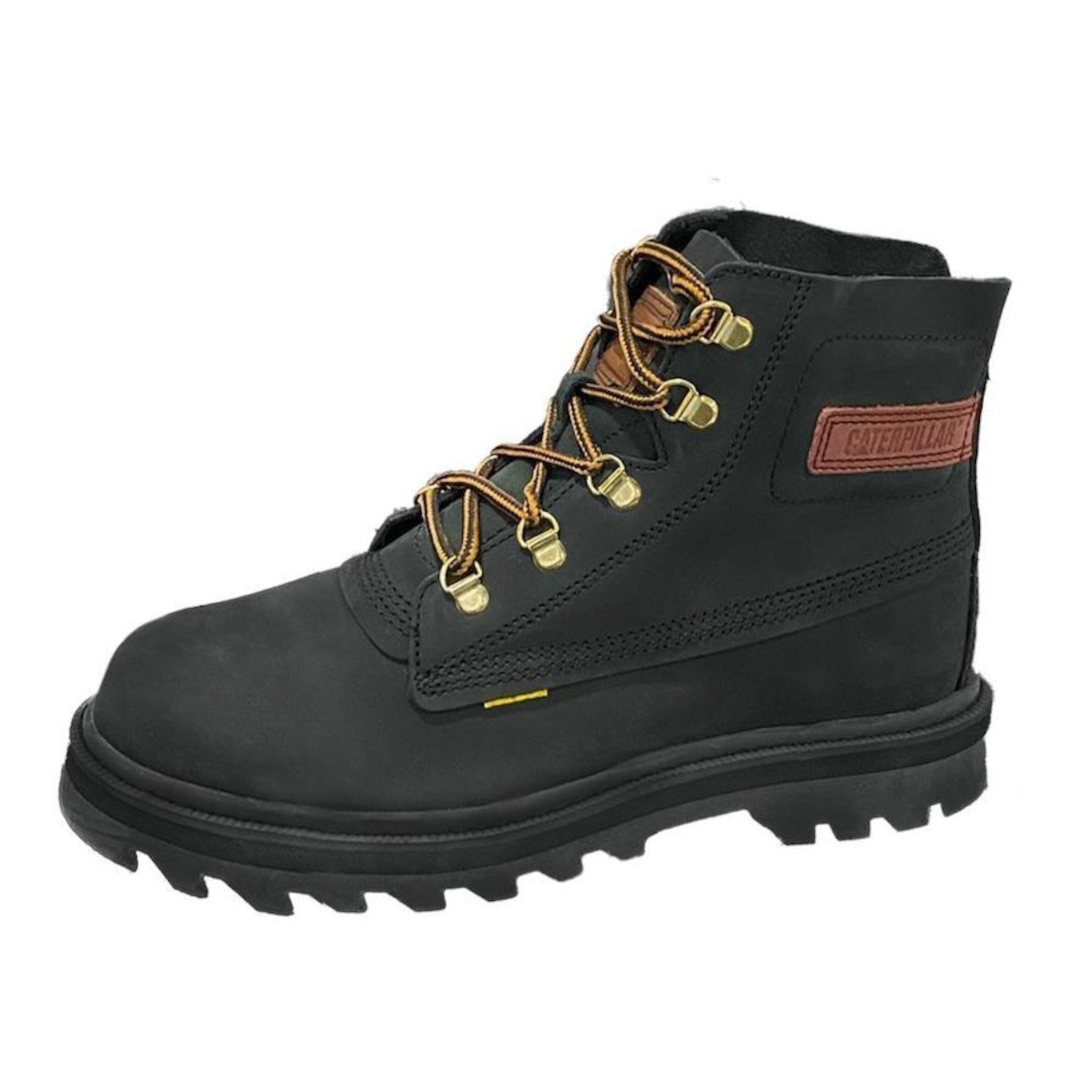 Bota Caterpillar Masculina Em Couro Com Palmilha Em Gel Macia