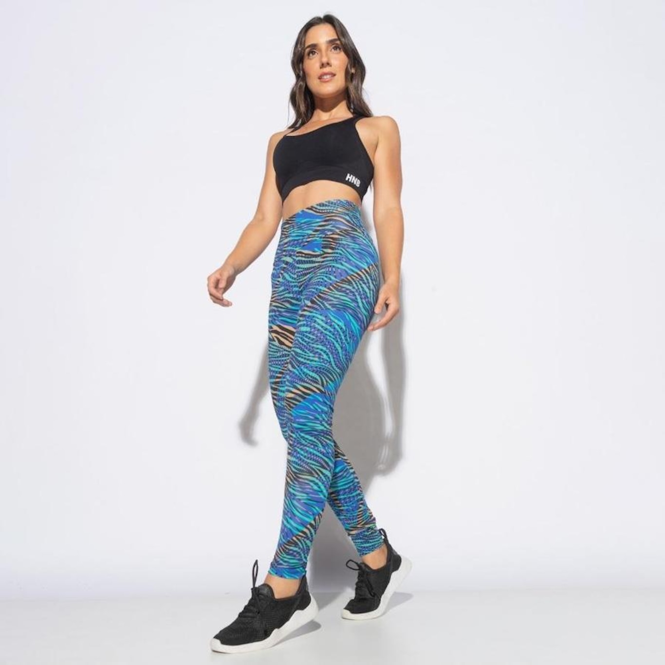 Calça Legging Honey Be Fitness Estampada de Zebra - Feminina - Foto 3