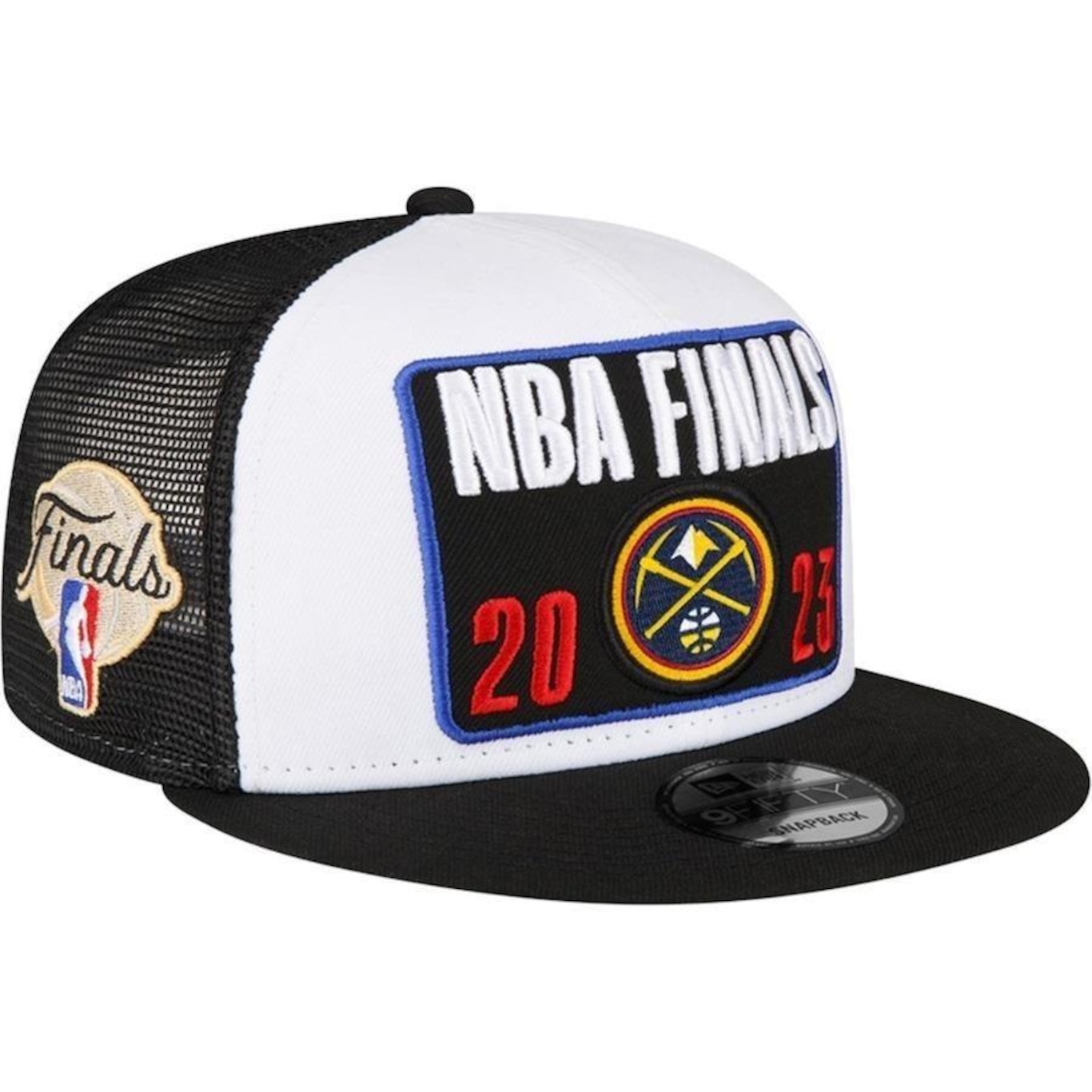 BONÉ ABA RETA NEW ERA 9FIFTY NBA FINALS EDITION LOCKER ROOM DENVER NUGGETS - SNAPBACK - ADULTO - Foto 1