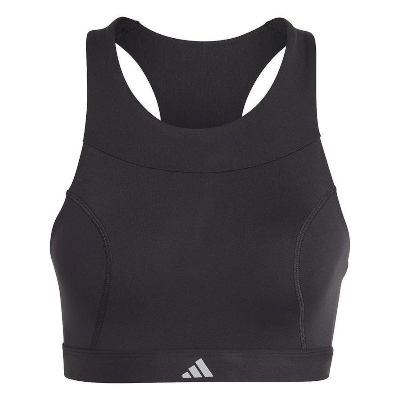 Top Fitness adidas Médio Suporte Running com Bojo Removível - Feminino - Foto 1