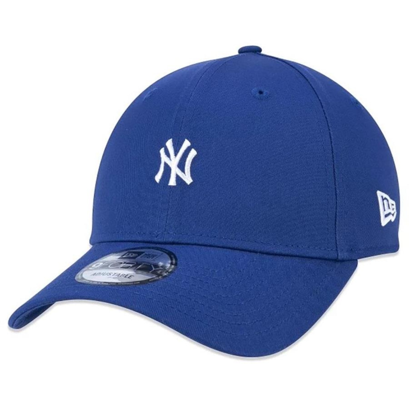 Boné New Era 9Forty New York Yankees Mini Logo Aba Curva - Foto 1