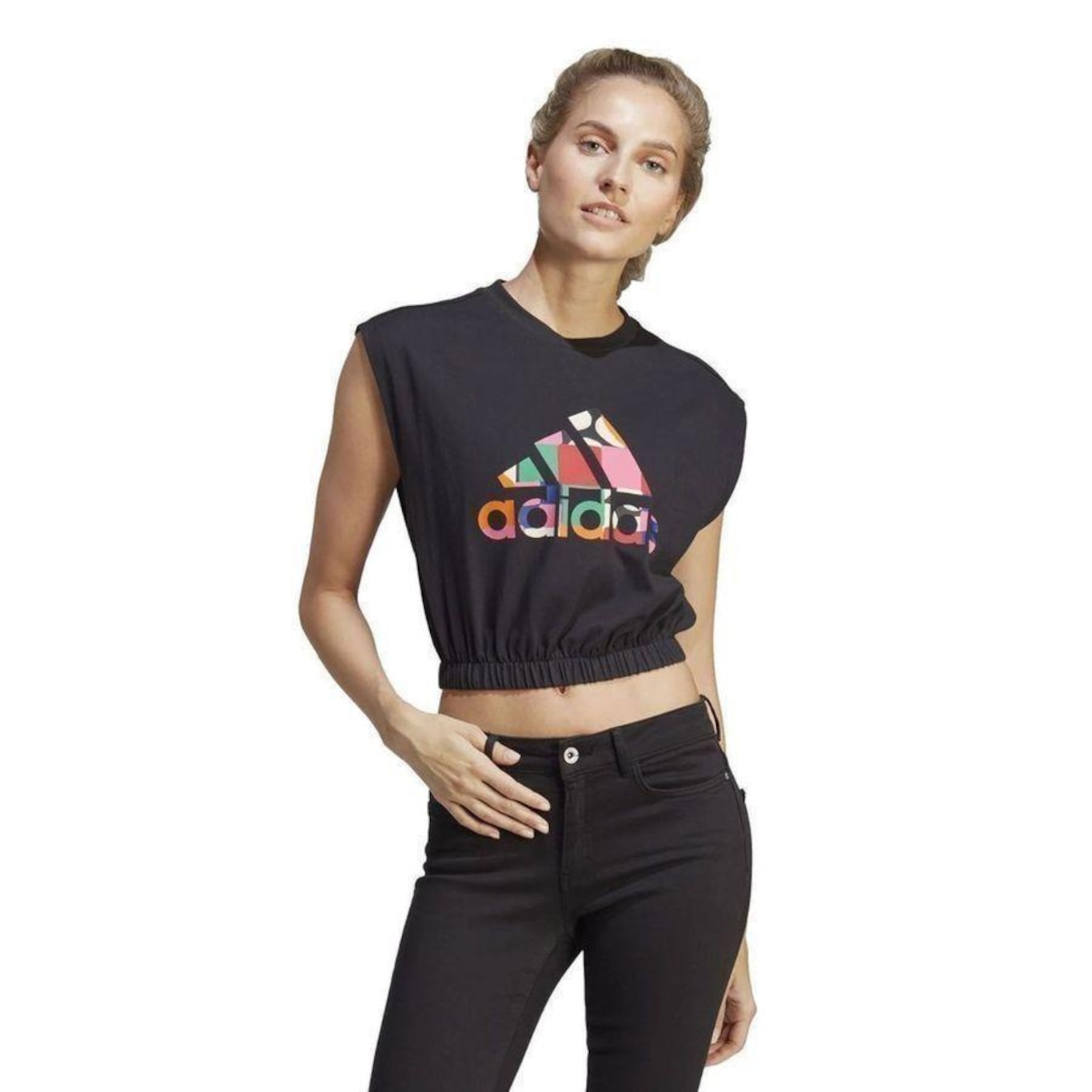 Camiseta Regata adidas Farm Hs1201 - Feminina - Foto 4