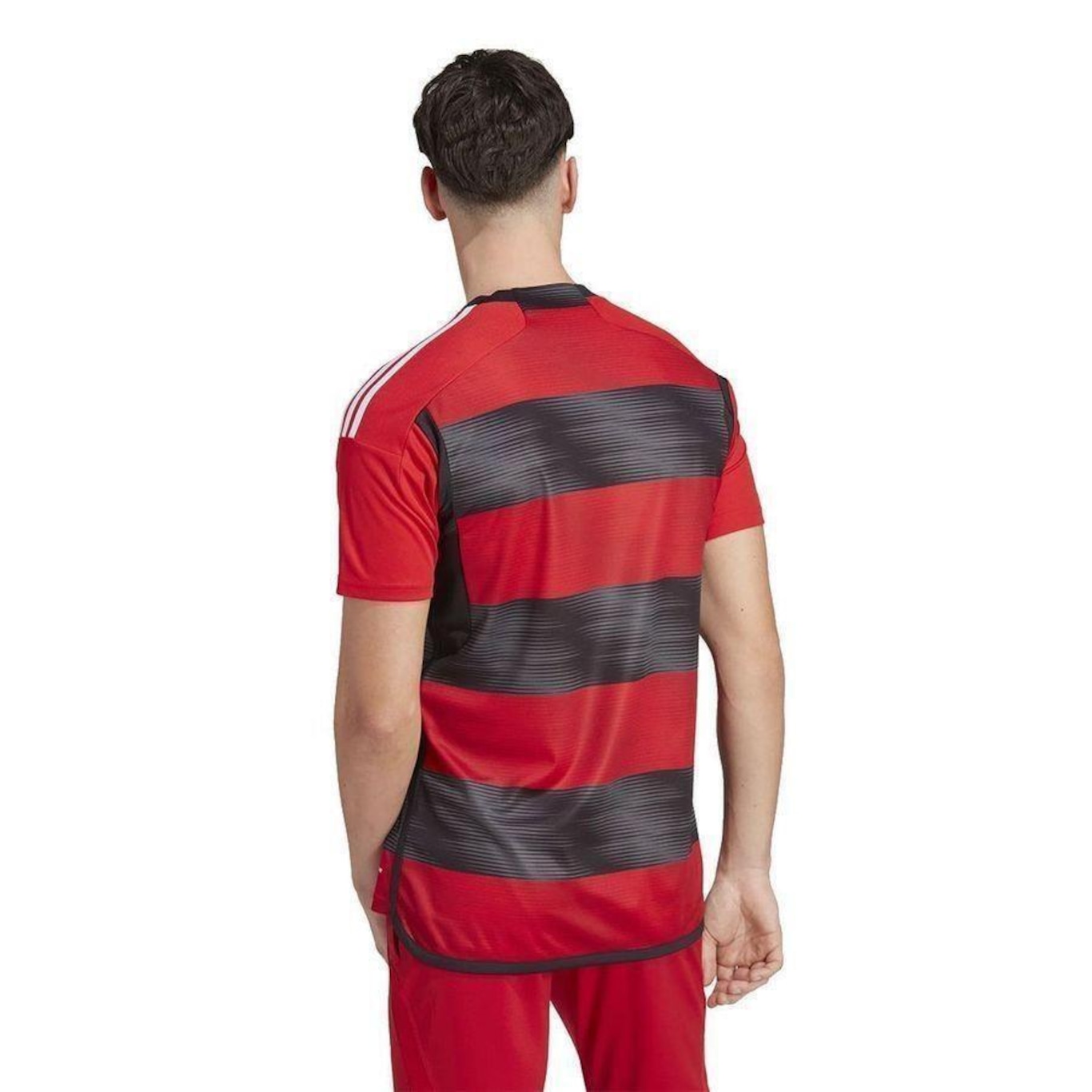 Camiseta do Flamengo adidas I 23/24 Torcedor - Masculina - Foto 4