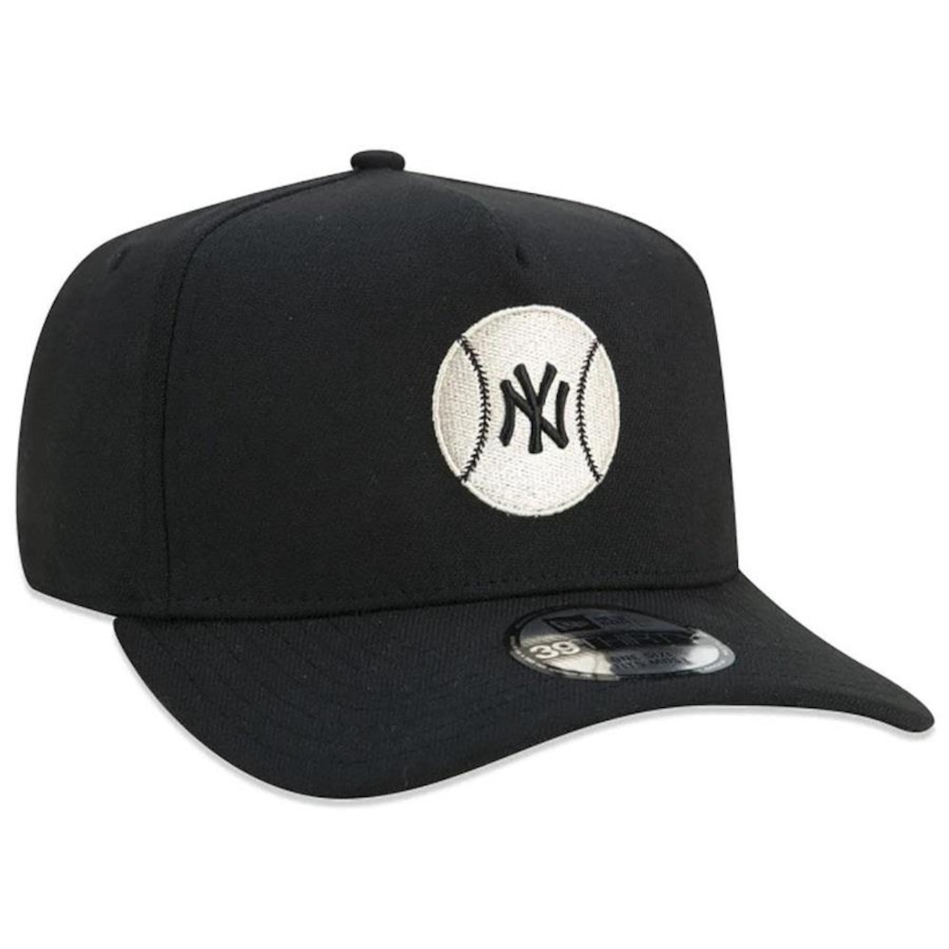 Boné New Era 39Thirty AF Core New York Yankees Aba Curva Fechado - Foto 3