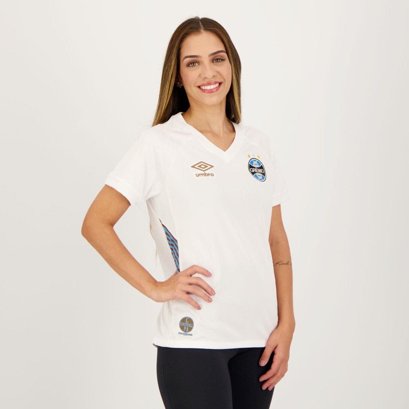 Camisa do Grêmio 2 2023 Umbro - Feminina - Foto 2