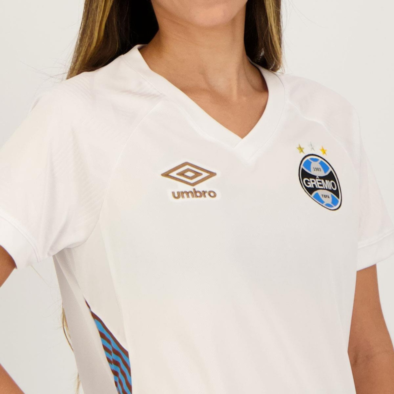 Camisa do Grêmio 2 2023 Umbro - Feminina - Foto 4