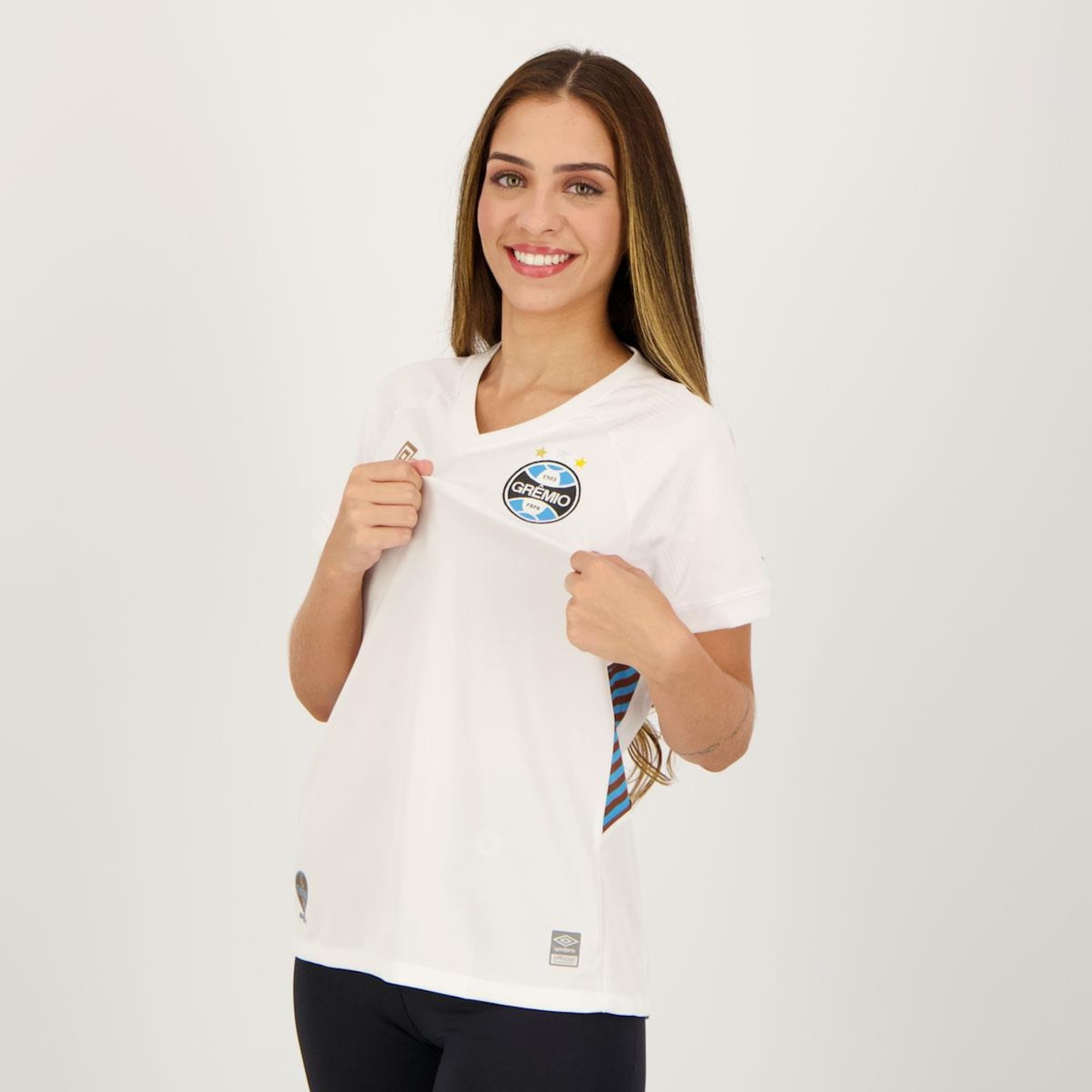 Camisa do Grêmio 2 2023 Umbro - Feminina - Foto 5