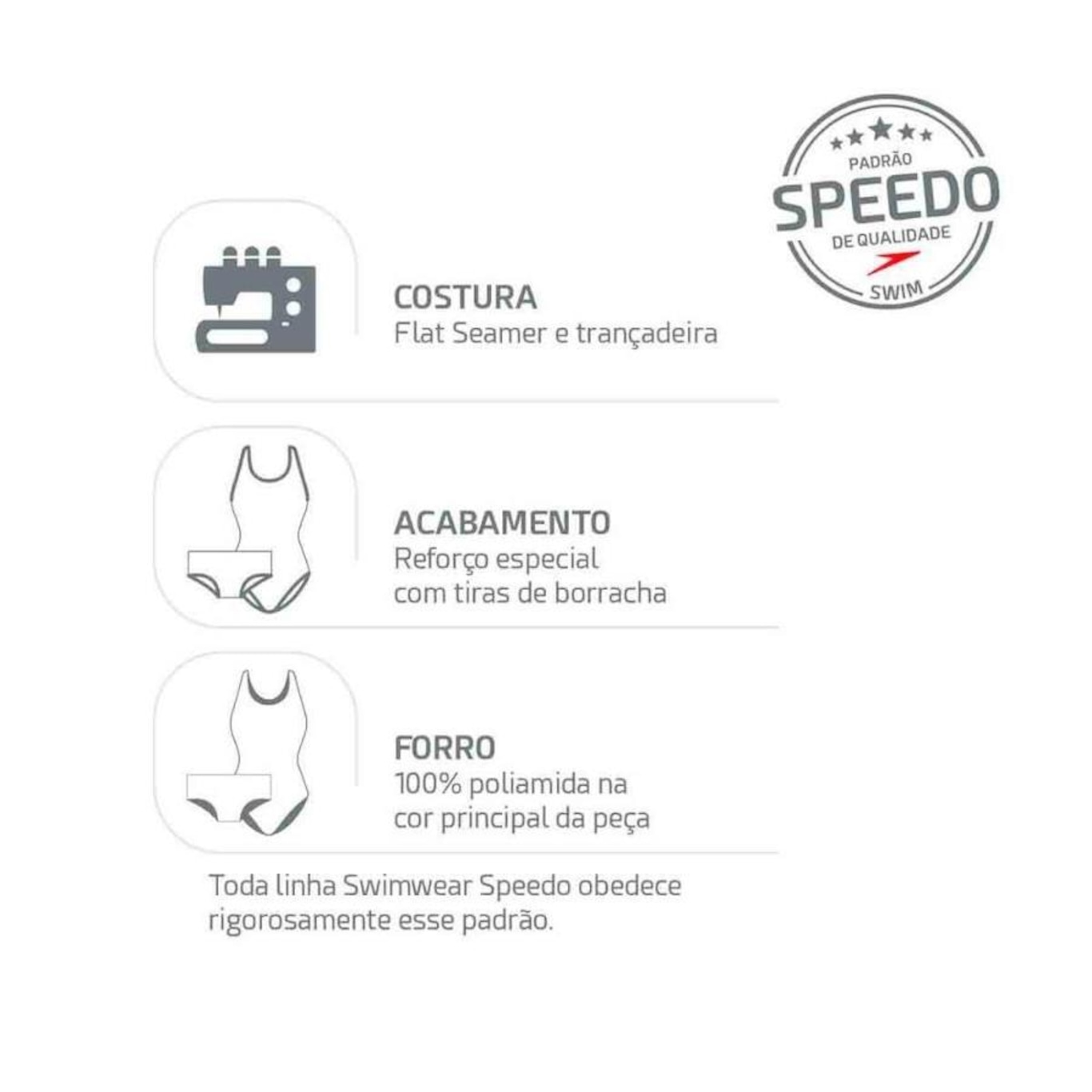 Maiô de Natação Speedo - Infantil - Foto 4