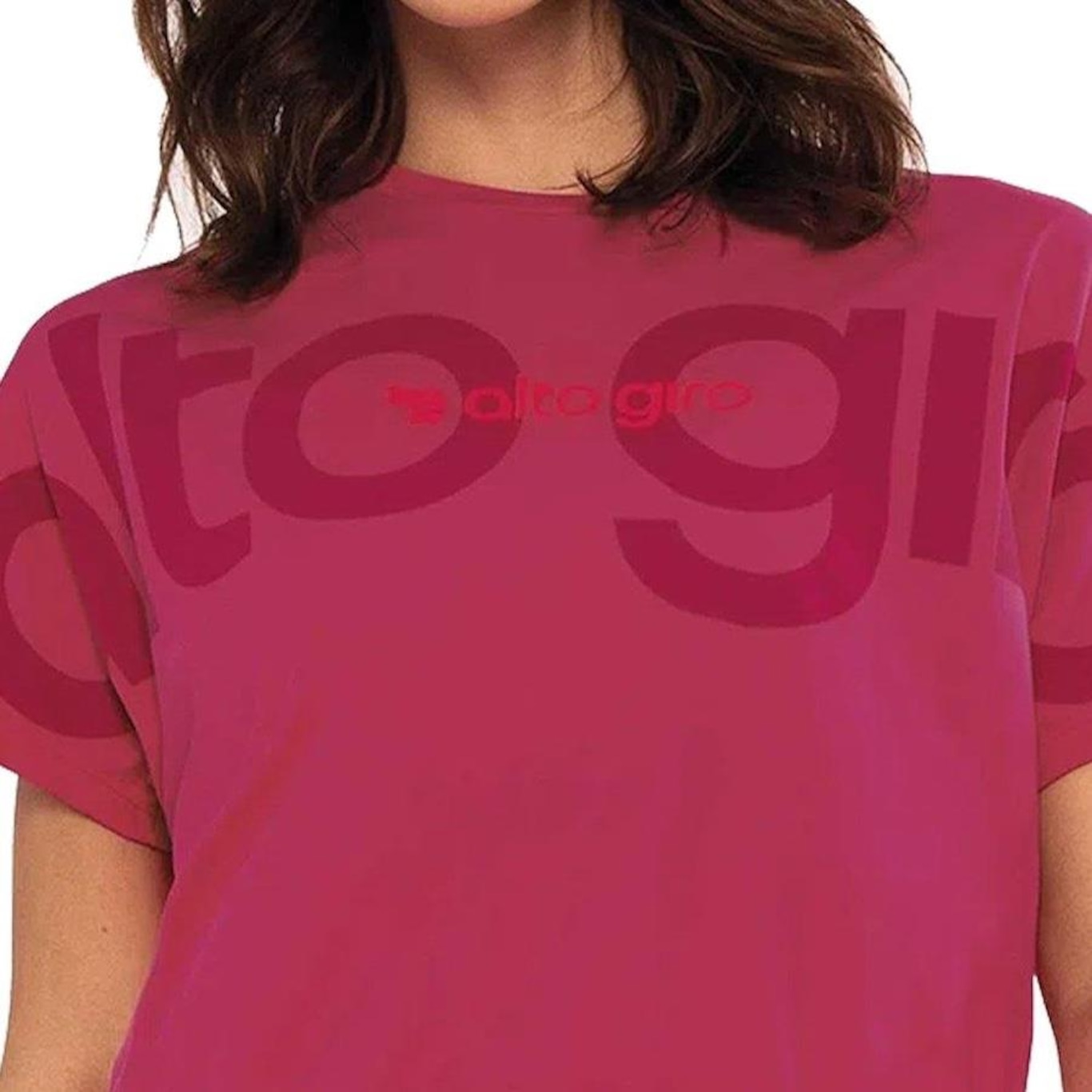 Blusa Cropped Alto Giro Skin Fit - Feminina - Foto 3