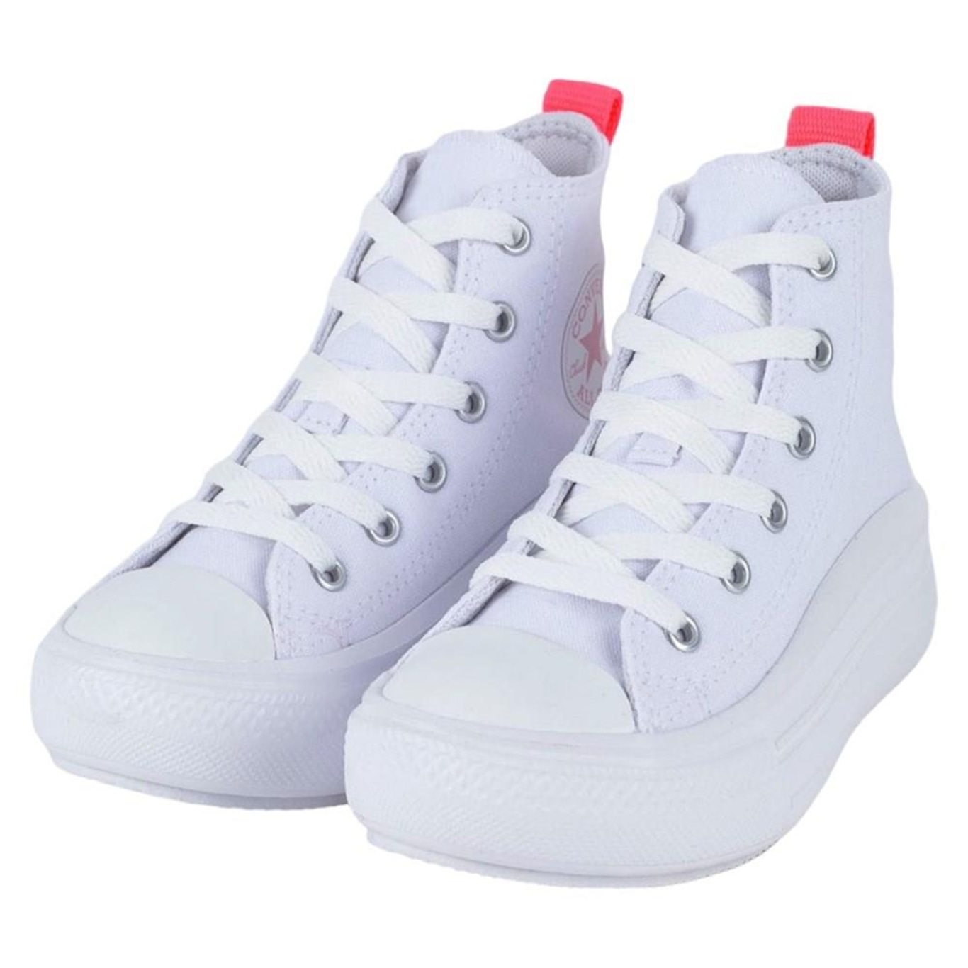 Tênis Infantil All Star Chuck Taylor Move Hi Seasonal Cano Alto Plataforma  Lavanda