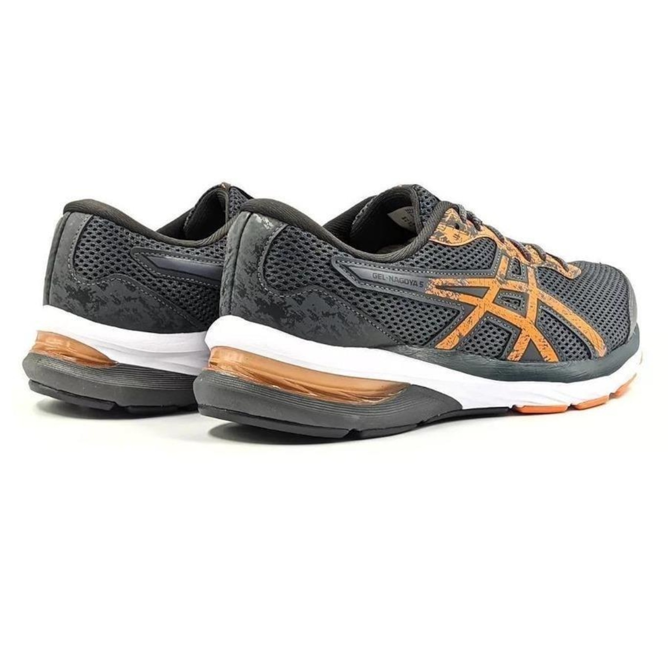 Tênis Asics Gel-Nagoya 5 Carrier Grey Sun - Masculino - Foto 4