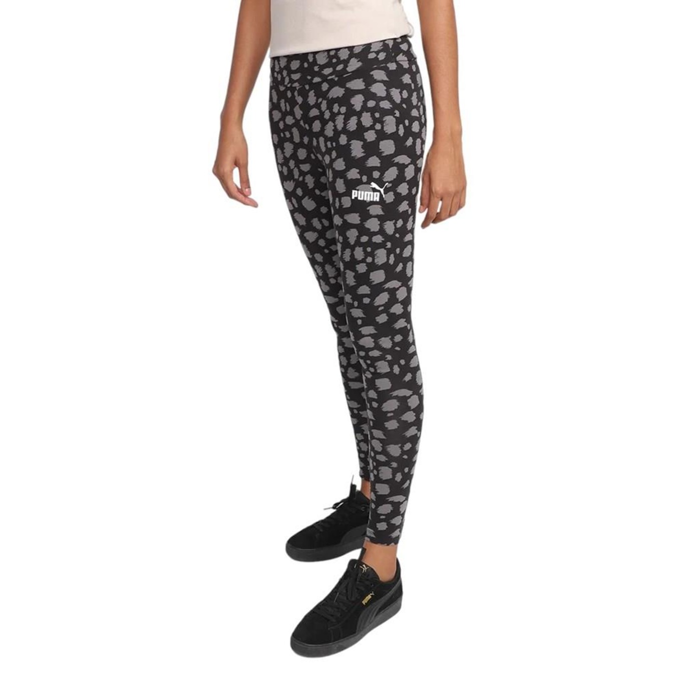 Calça Legging Puma Essentials Feminina - Cinza