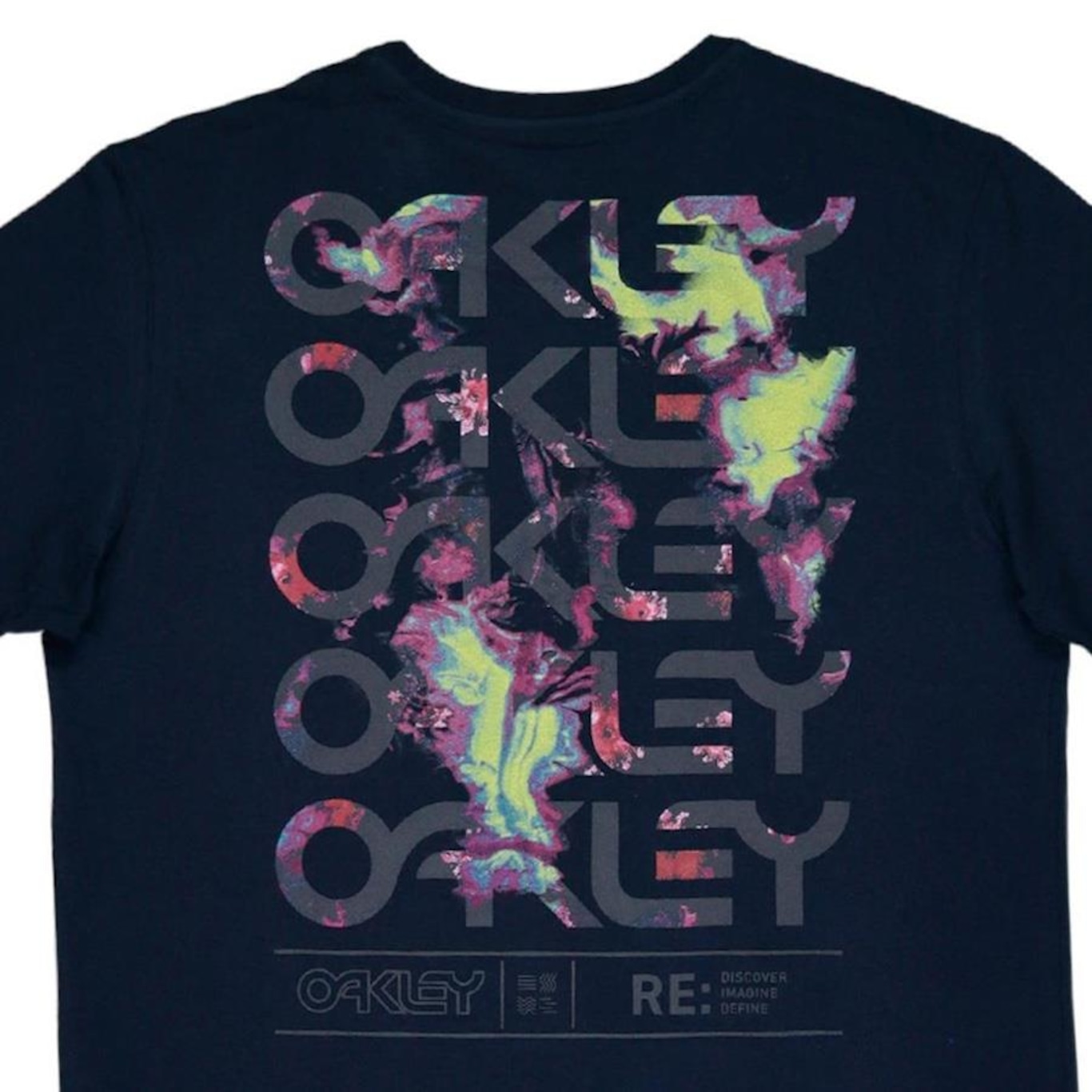 Camiseta Oakley Premium Skull Azul - Compre Agora