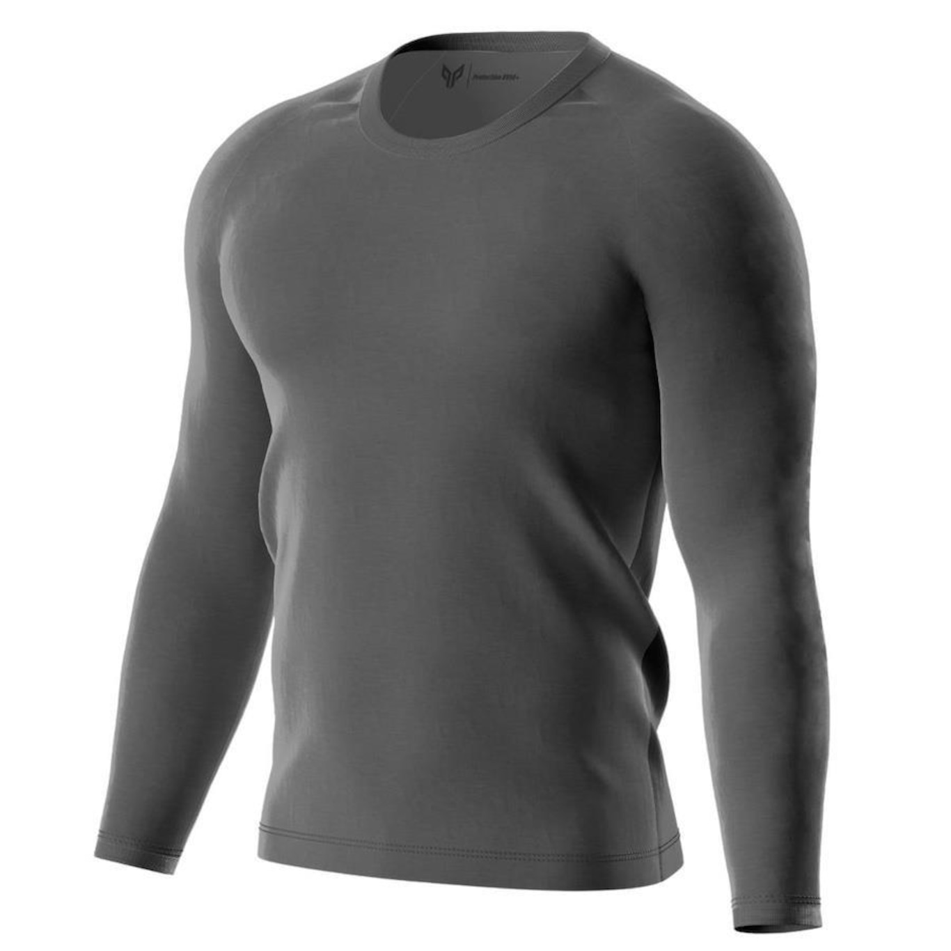 Camisa Térmica Segunda Pele Performance Moda Manga Longa Proteção UV 50+ - Masculina - Foto 1