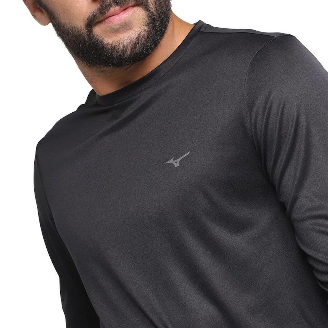 Camiseta Manga Longa Mizuno Energy - Masculina - Foto 4