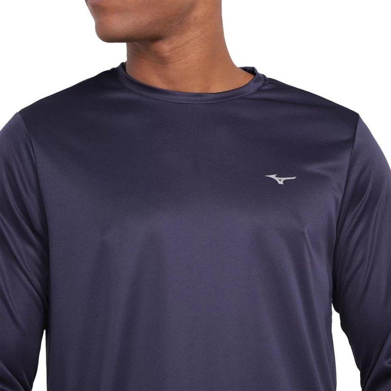 Camiseta Manga Longa Mizuno Energy - Masculina - Foto 4