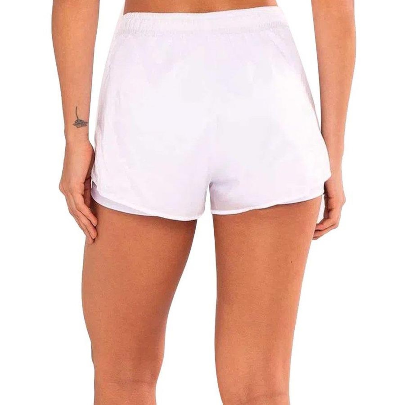 Shorts Alto Giro Duplo Ripstop - Feminino - Foto 2