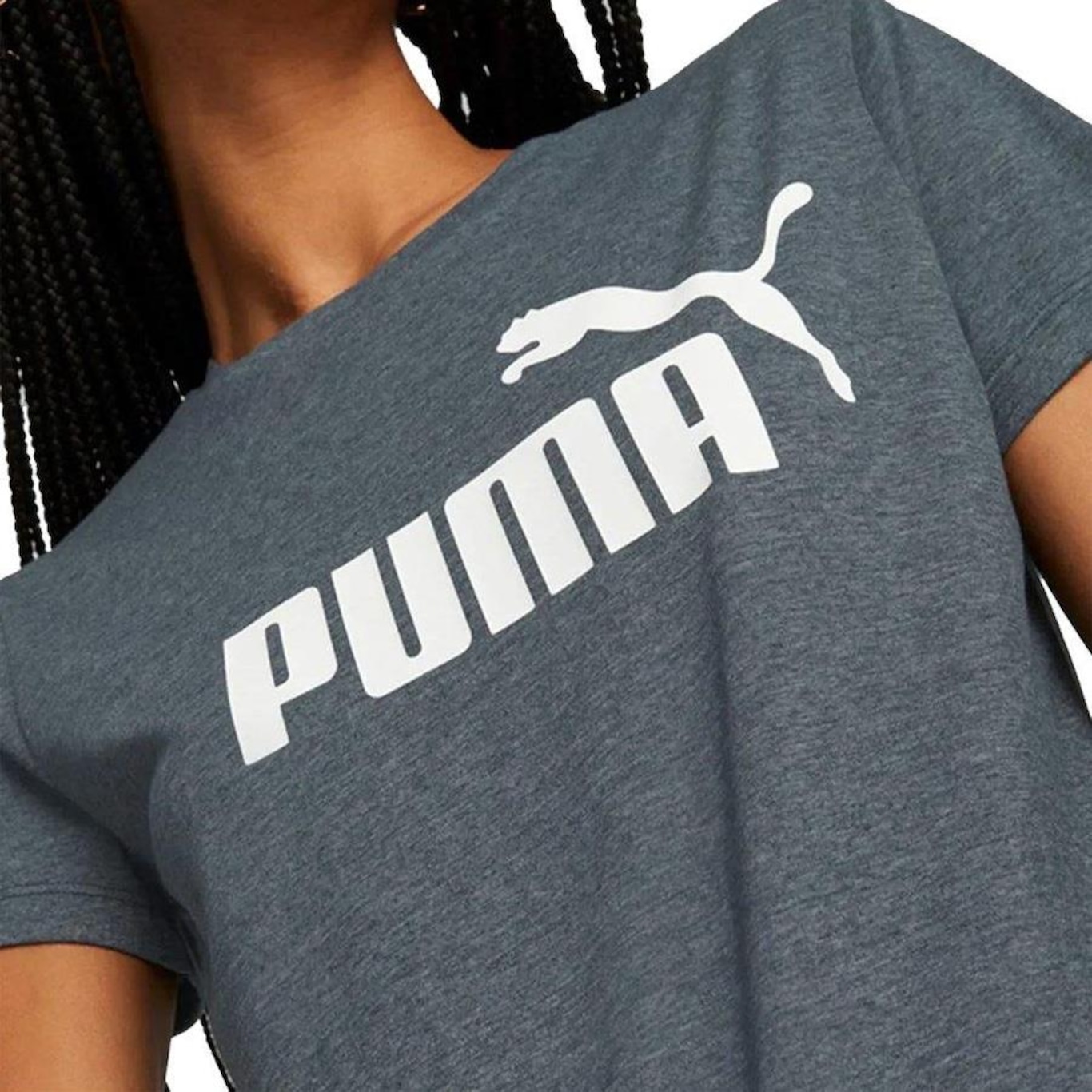 Camiseta Puma Heather - Feminina - Foto 3