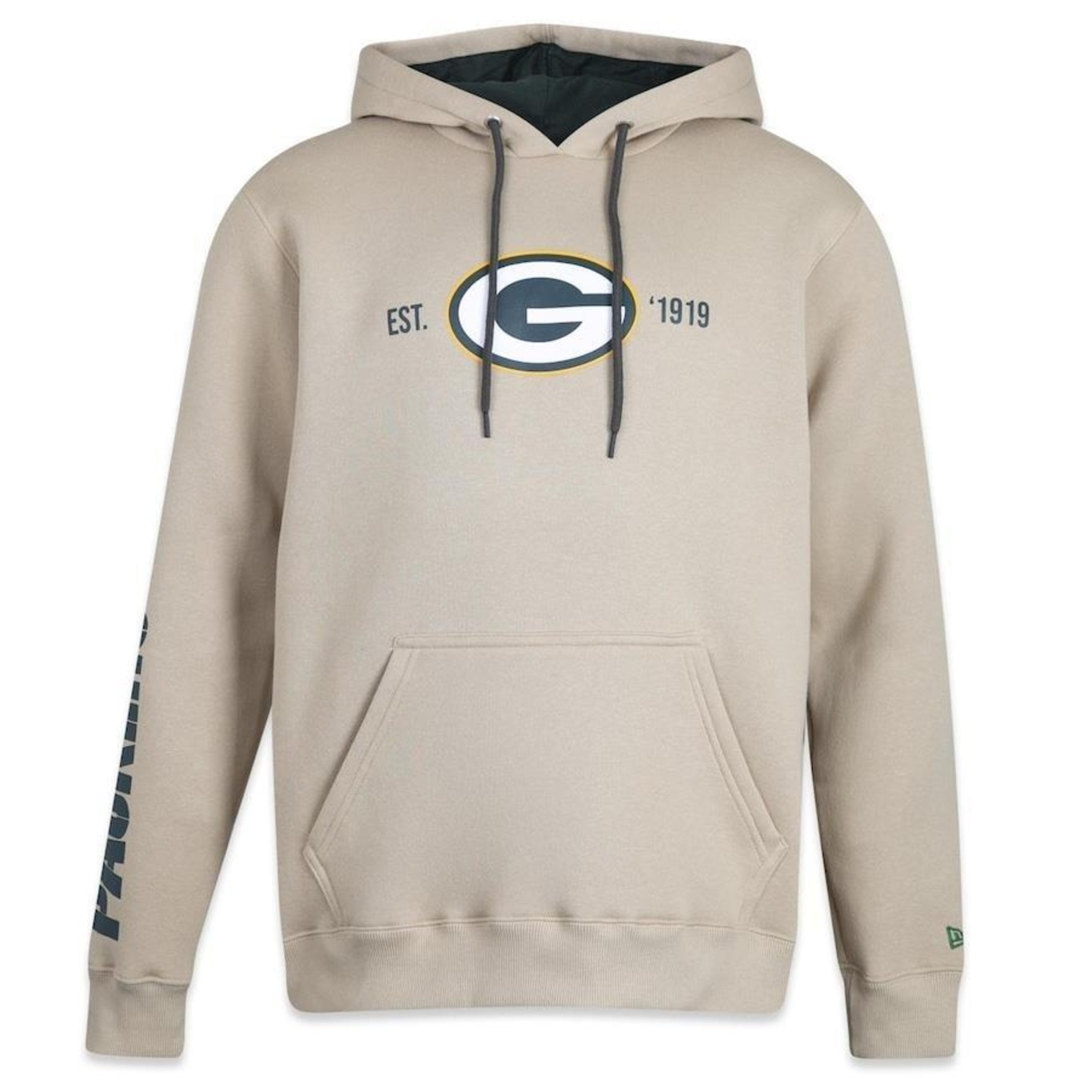 Blusão de Moletom com Capuz New Era NFL GREEN BAY PACKERS CORE - Masculino - Foto 1