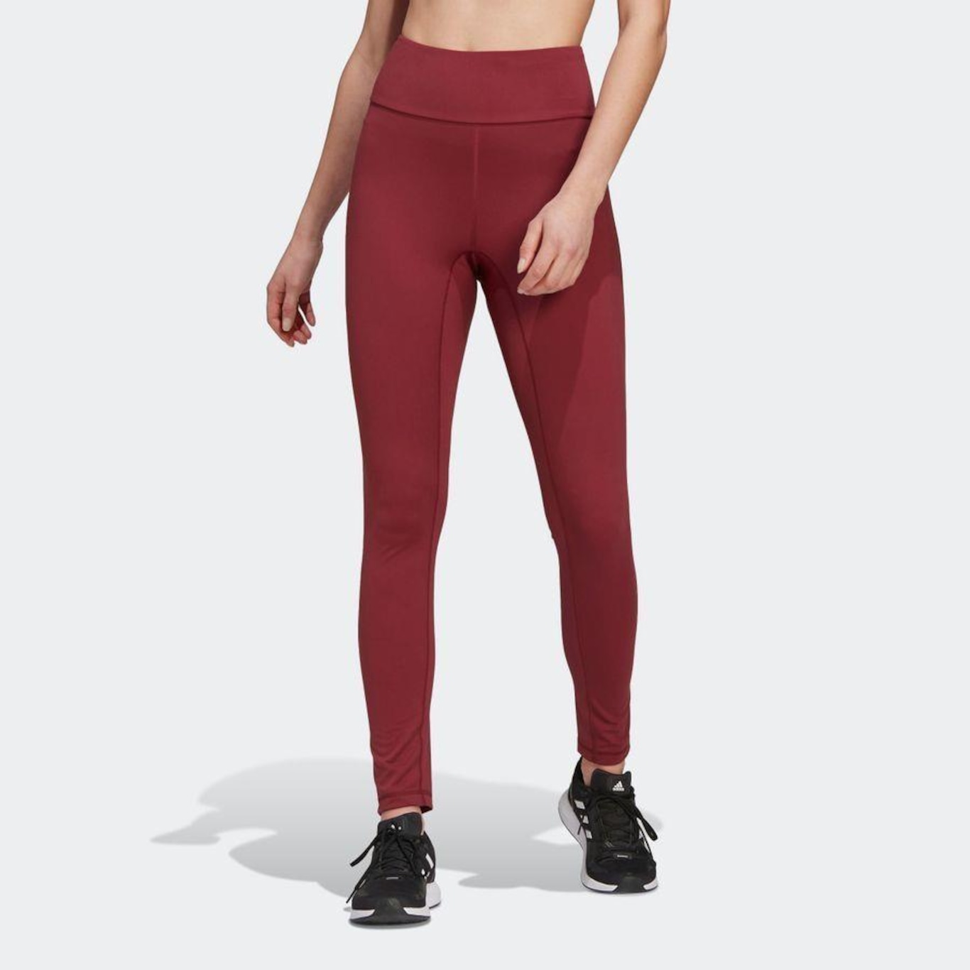 Calça Legging adidas Cintura Alta Yoga Essentials - Feminina - Foto 4