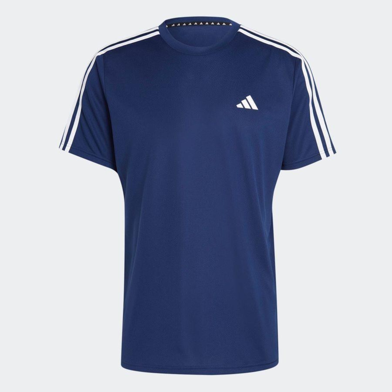 Camiseta adidas Train Essentials 3-Stripes - Masculina - Foto 3