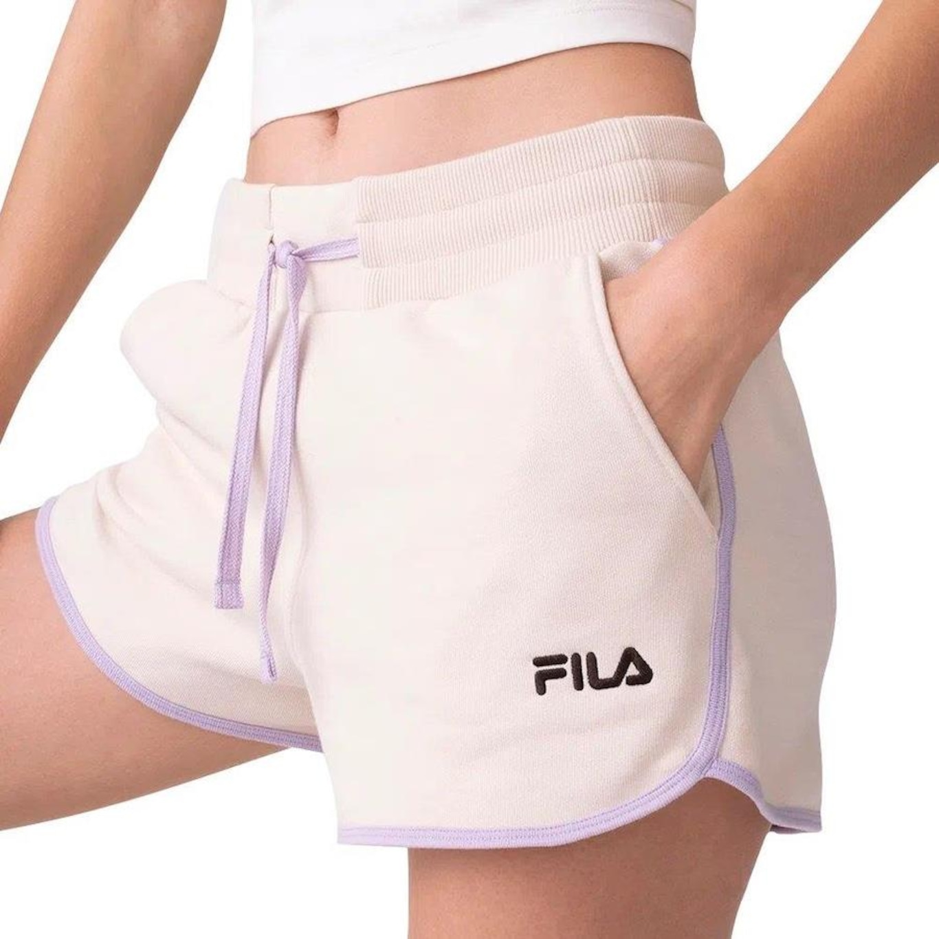 Shorts Fila Basic Colors - Feminino - Foto 4