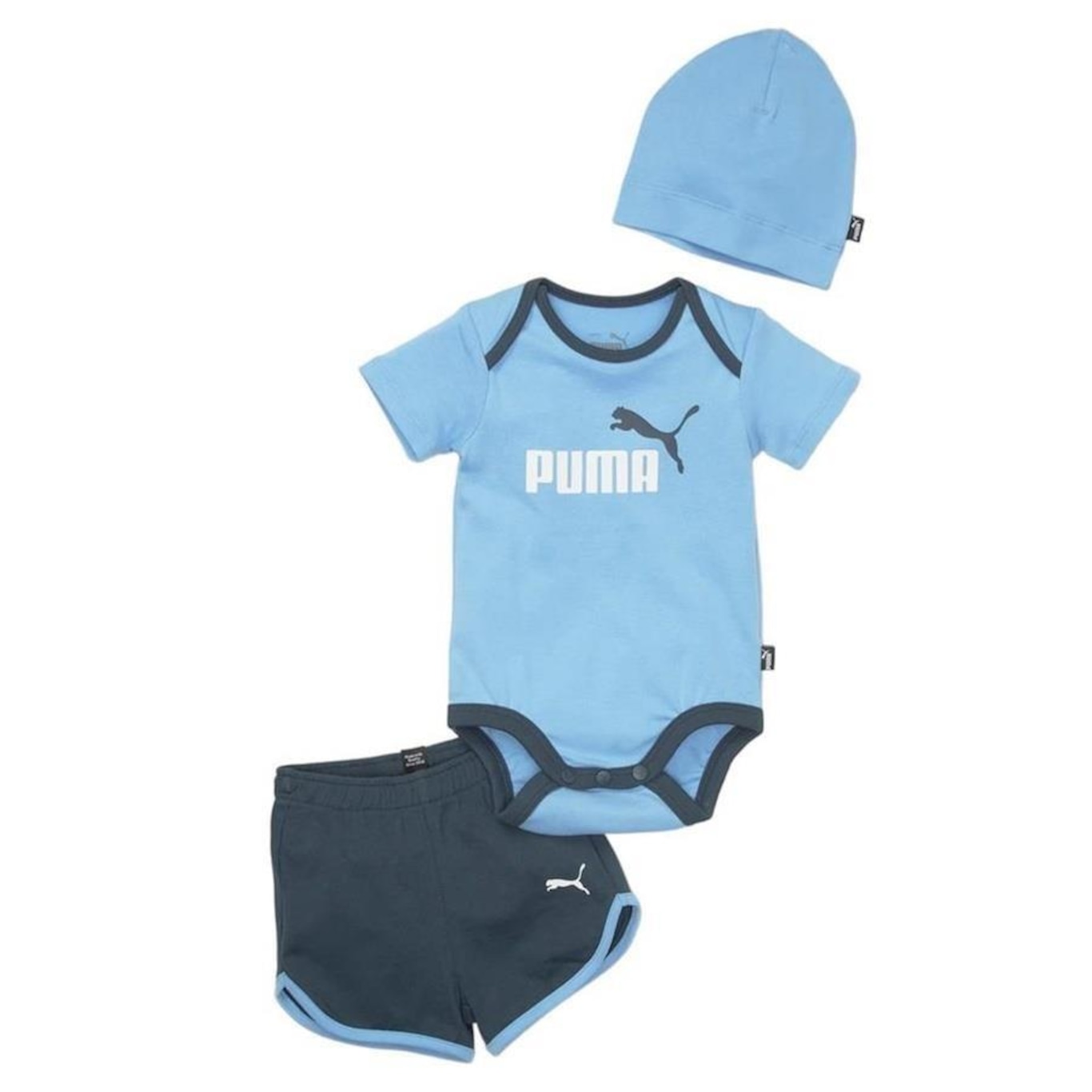 Conjunto Puma Minicats Beanie Newborn Set - Infantil - Foto 2