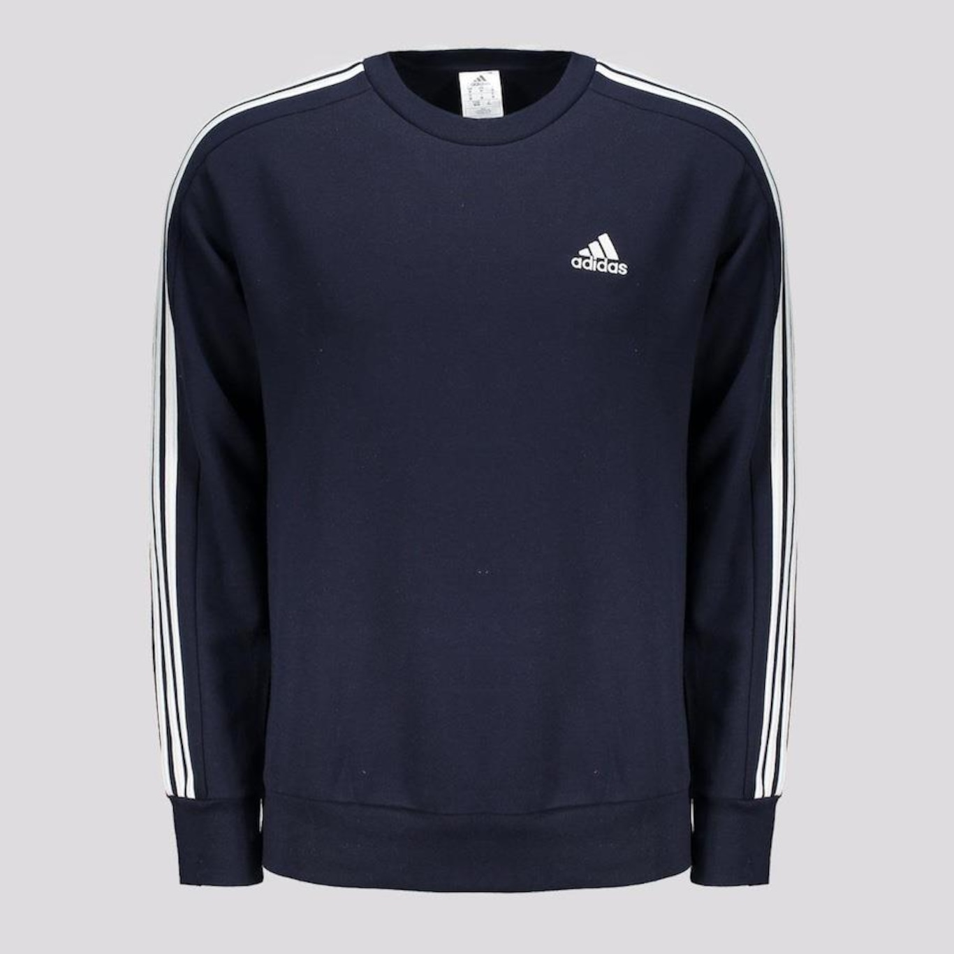 Blusão de Moletom adidas Essential 3 Stripes - Masculino - Foto 1