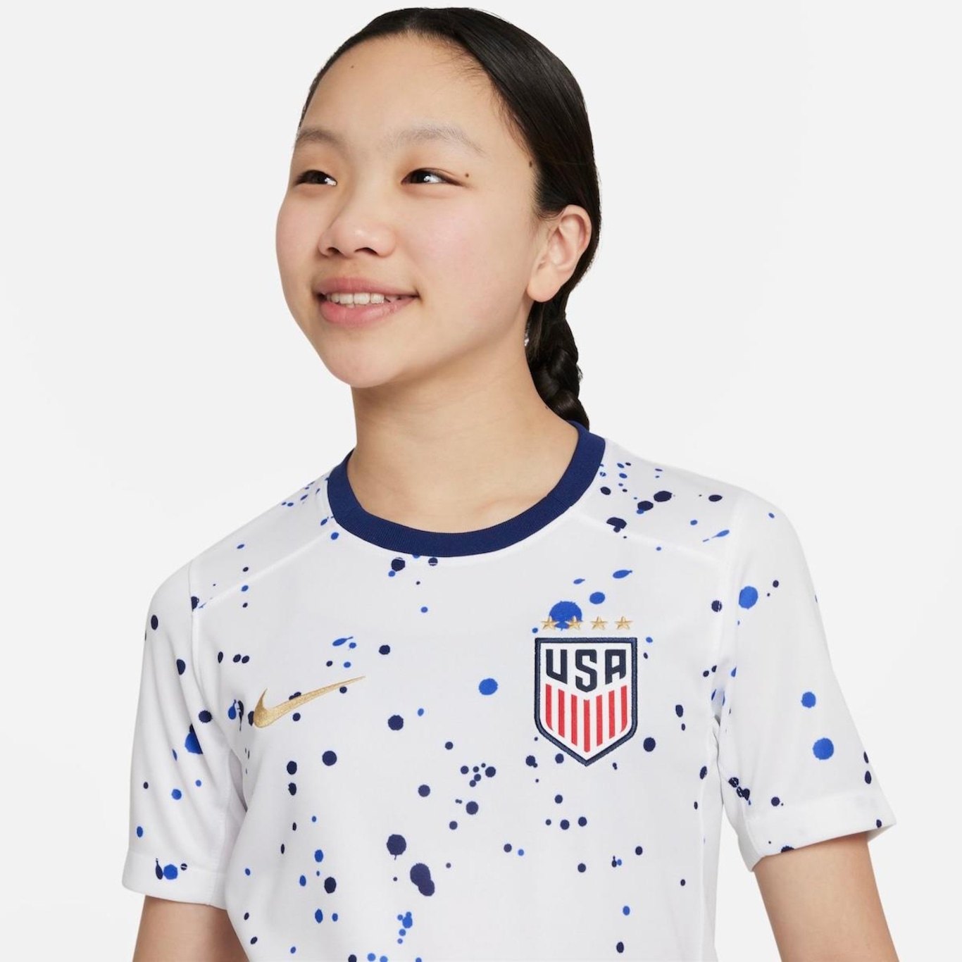 Camisa Estados Unidos I 2023/24 Nike Torcedor Pro - Infantil - Foto 3