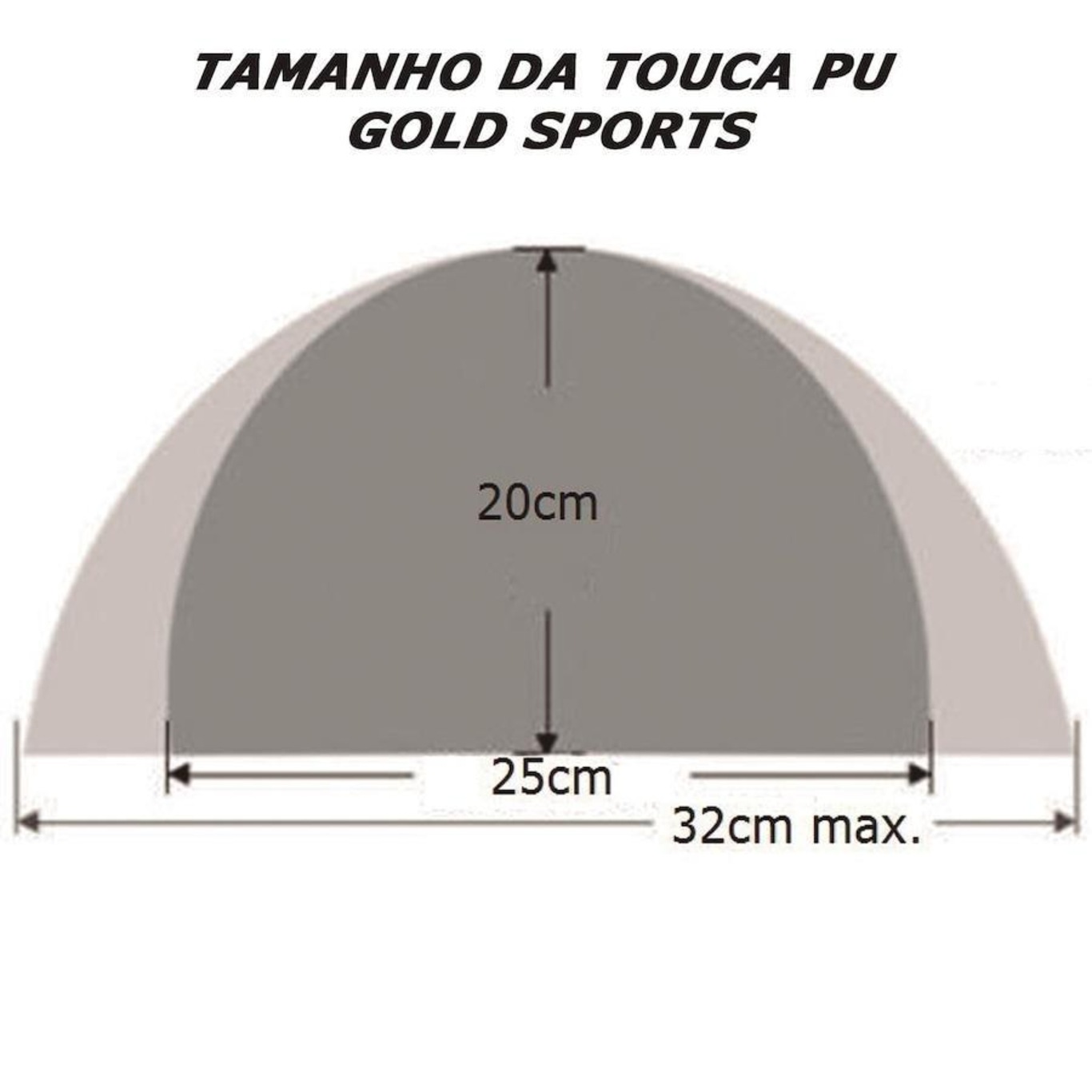 Touca de Natação Gold Sports 3D - Adulto - Foto 4