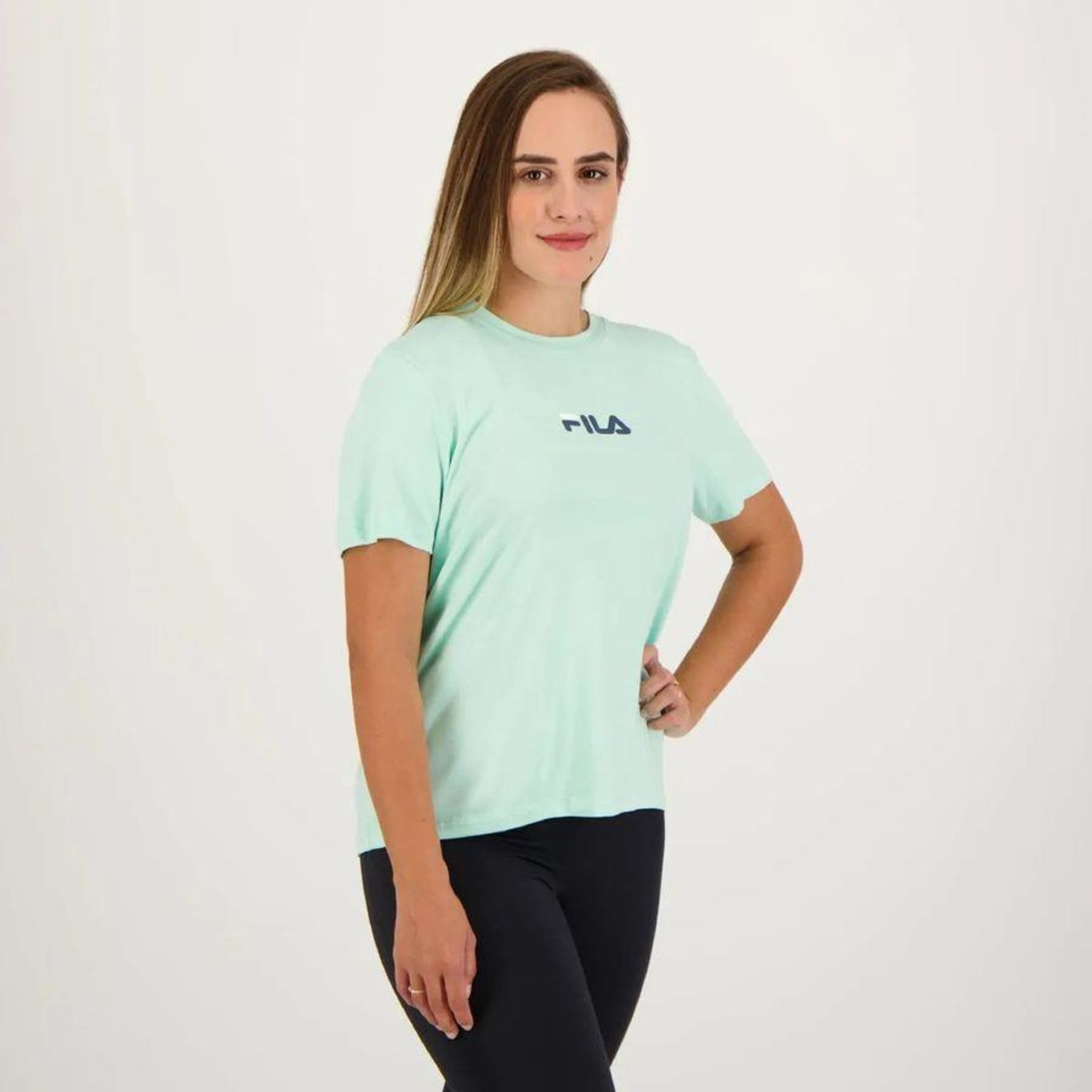 Camiseta Fila Letter Fit - Feminina - Foto 3