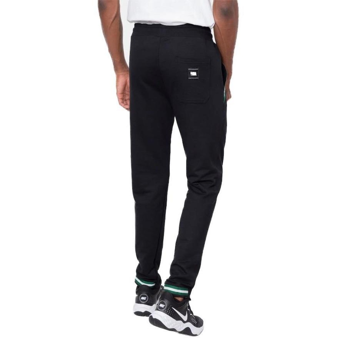 Calça Jogger de Moletom Boston Celtics NBA Basic - Masculina - Foto 2