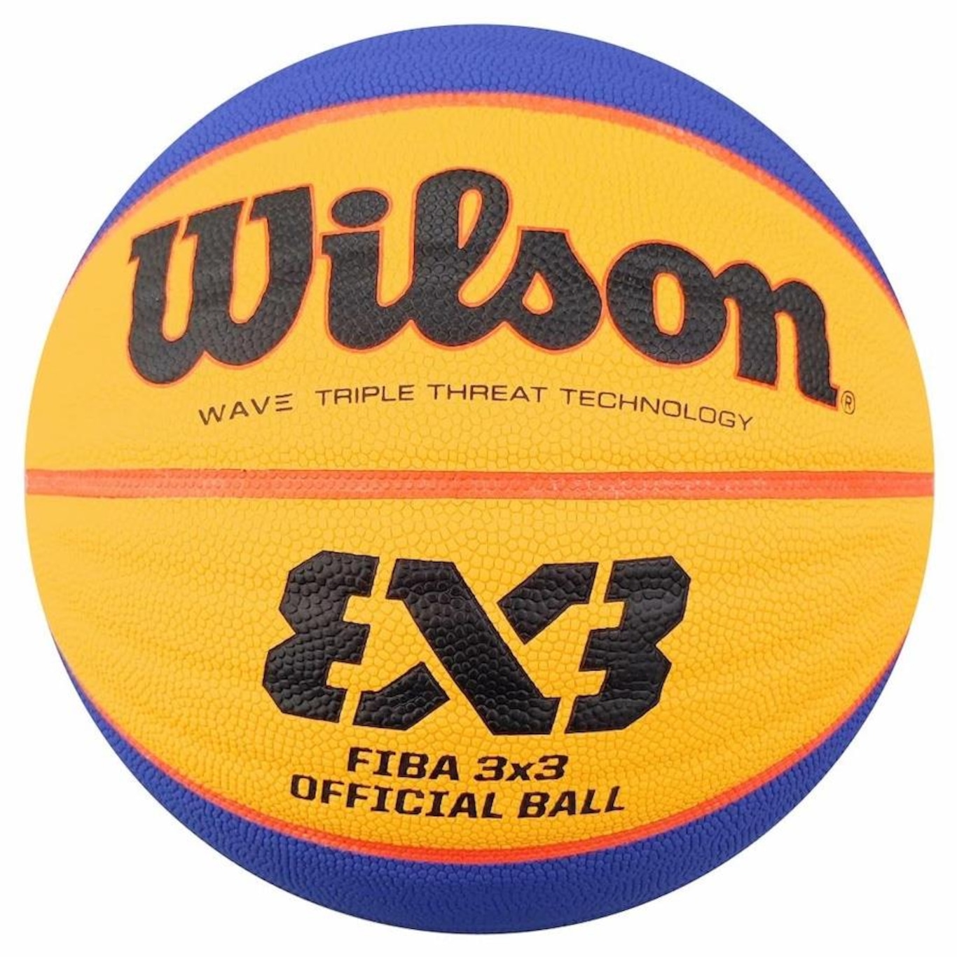 Wilson FIBA Bola de basquete oficial 3x3, laranja, tamanho 6