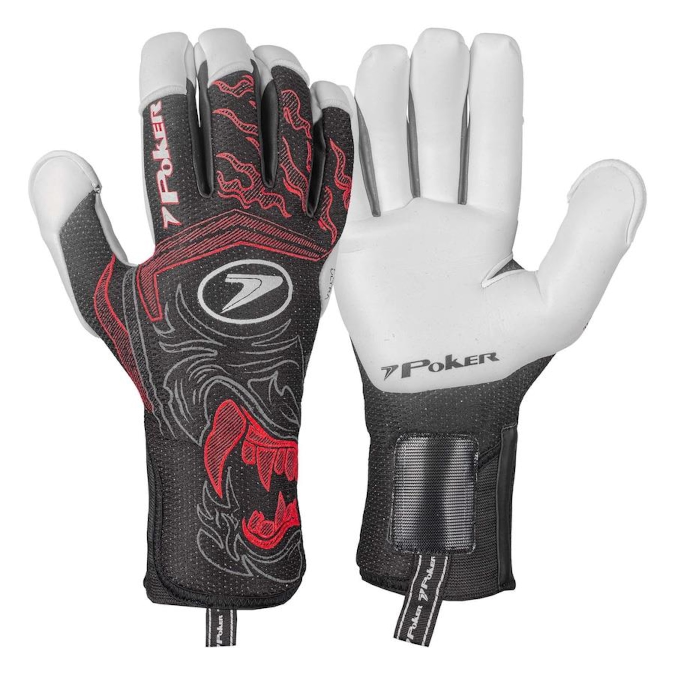 Luvas de Goleiro Poker Fusion II Profissional - Adulto - Foto 4